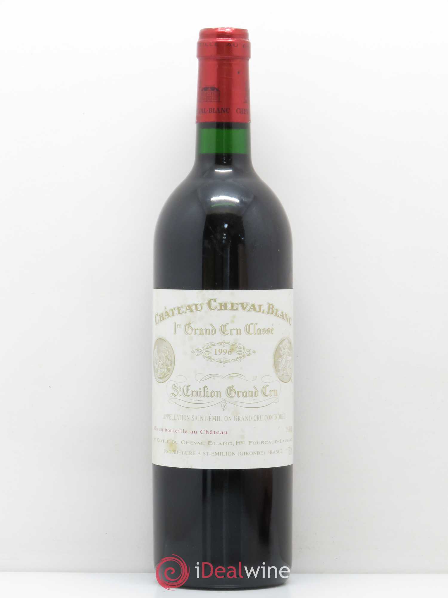 Château Cheval Blanc 1er Grand Cru Classé A 1996 - Lot de 1 bouteille - 0