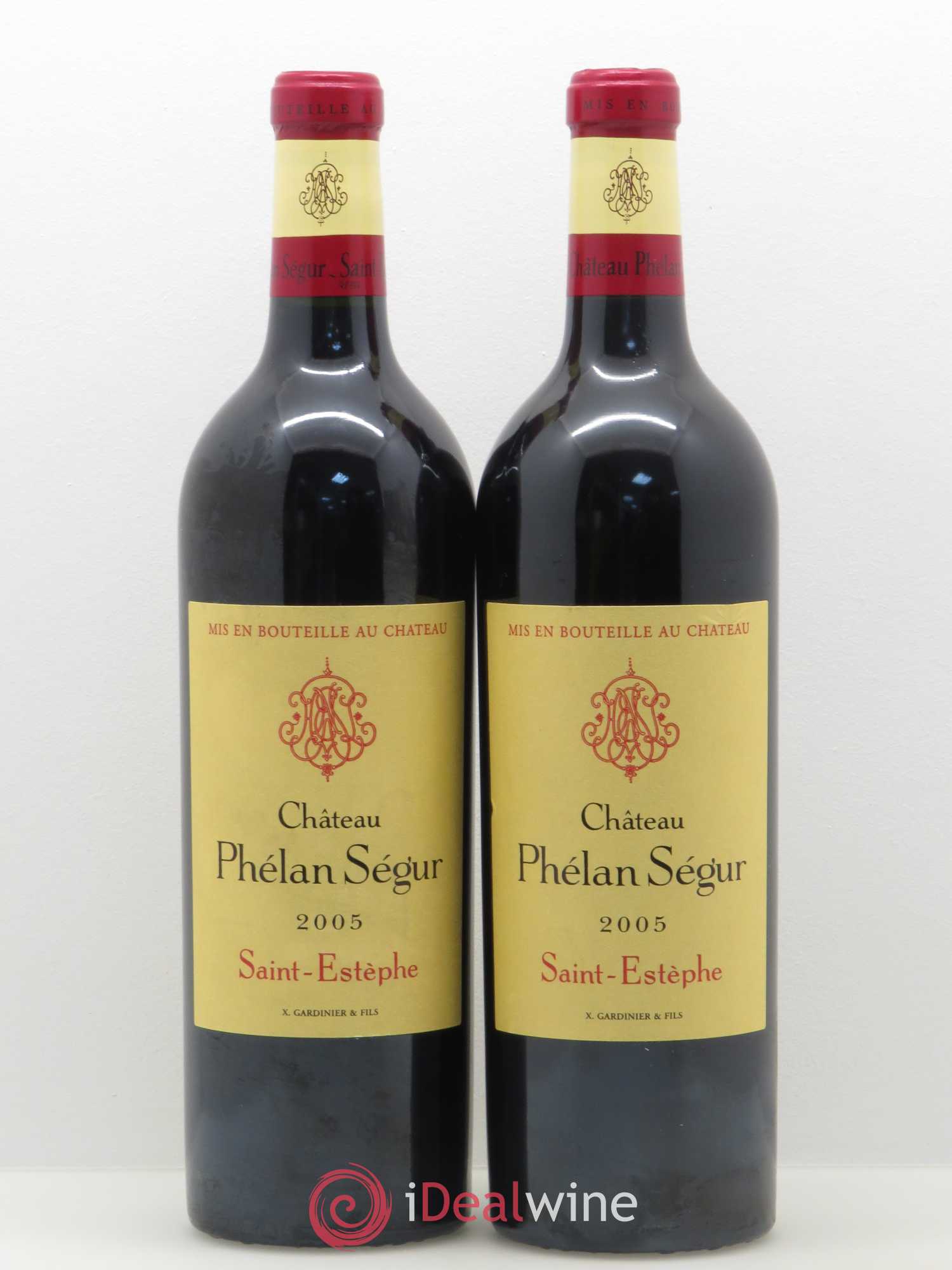 Château Phélan Ségur 2005 - Lot de 2 bouteilles - 0