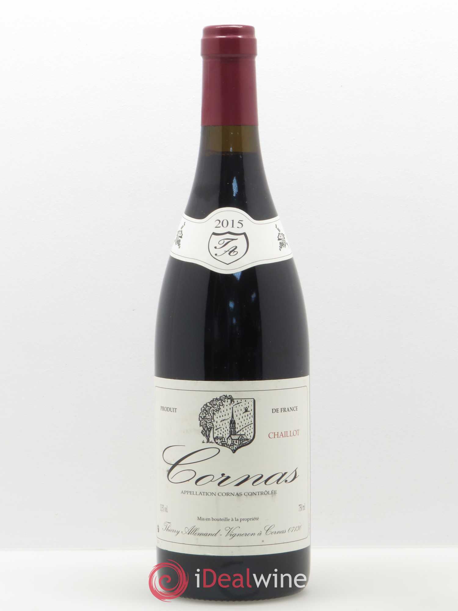 Cornas Chaillot Thierry Allemand 2015 - Lot de 1 bouteille - 0