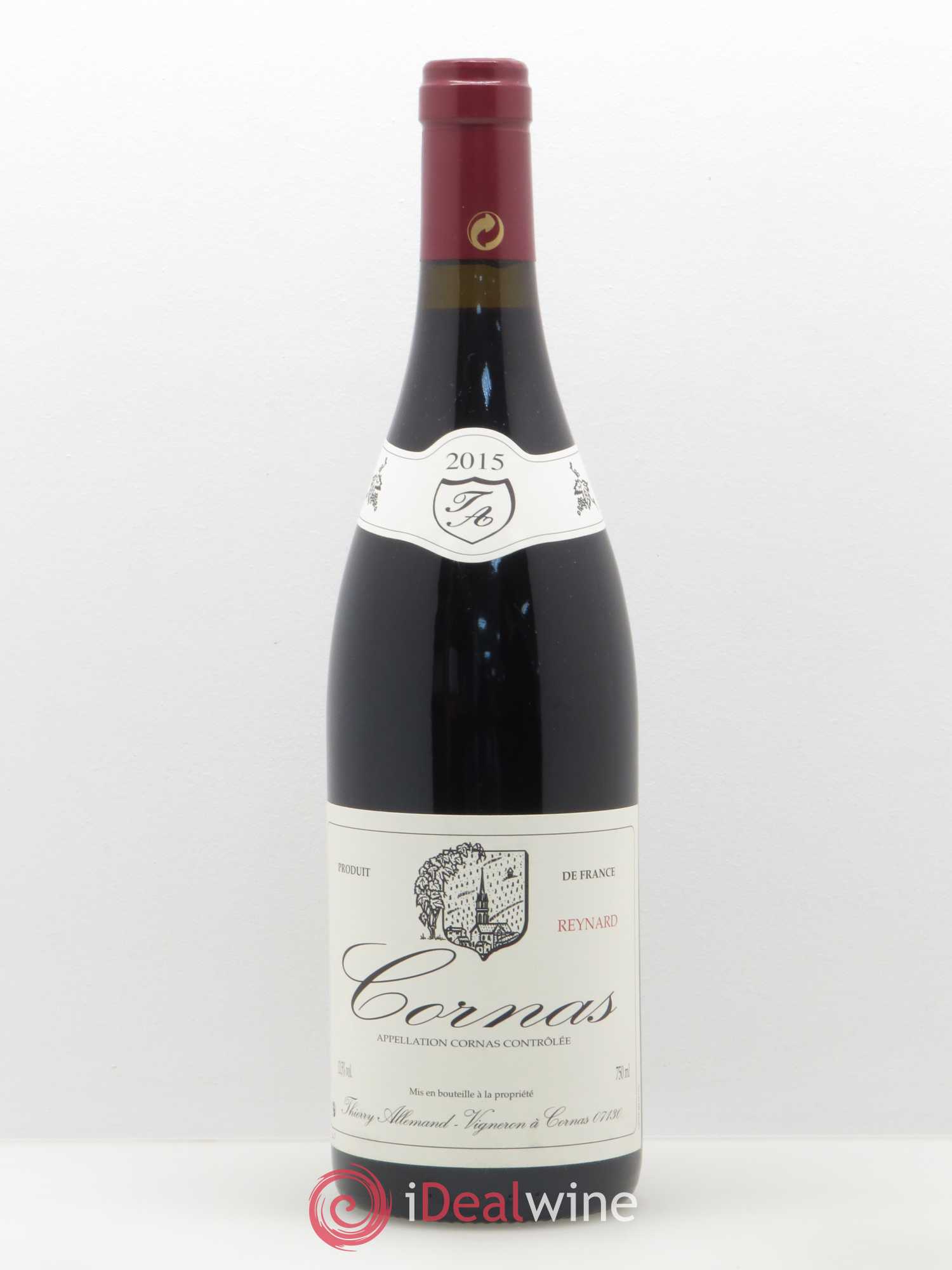 Cornas Reynard Thierry Allemand 2015 - Lot de 1 bouteille - 0