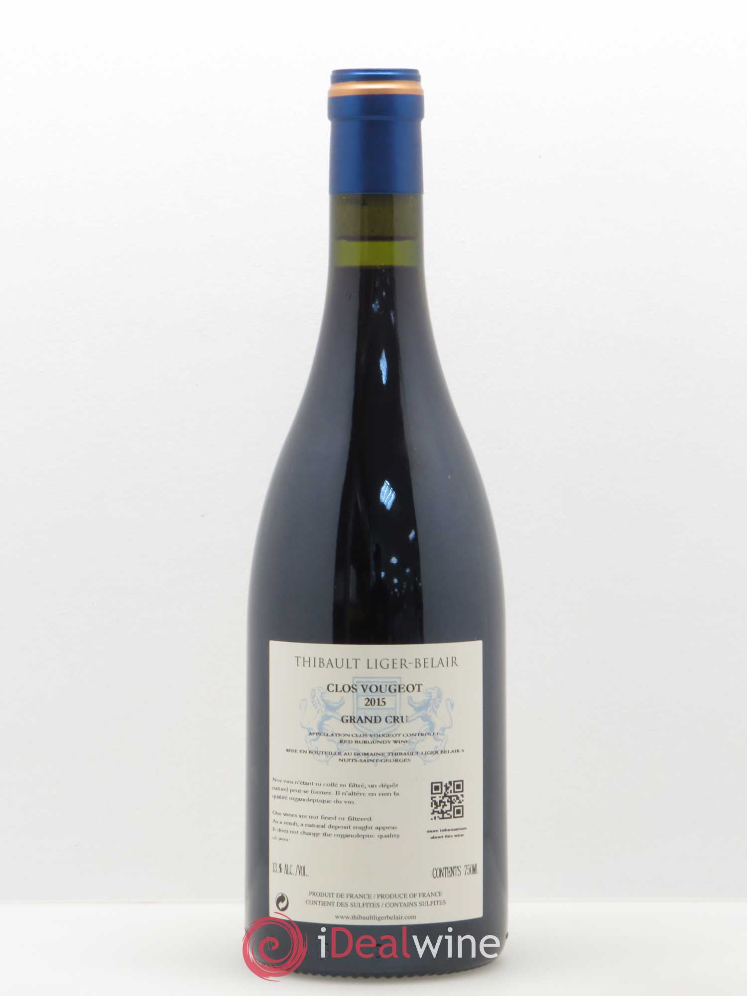 Clos de Vougeot Grand Cru Liger-Belair 2015 - Lot de 1 bouteille - 1