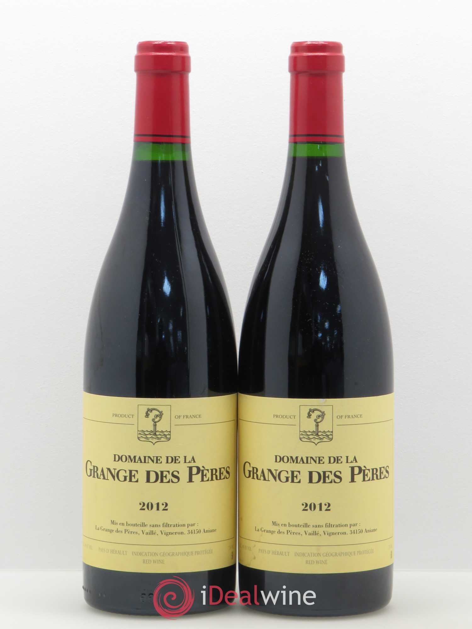 Pays d'Hérault Grange des Pères Laurent Vaillé 2012 - Lot de 2 bouteilles - 0
