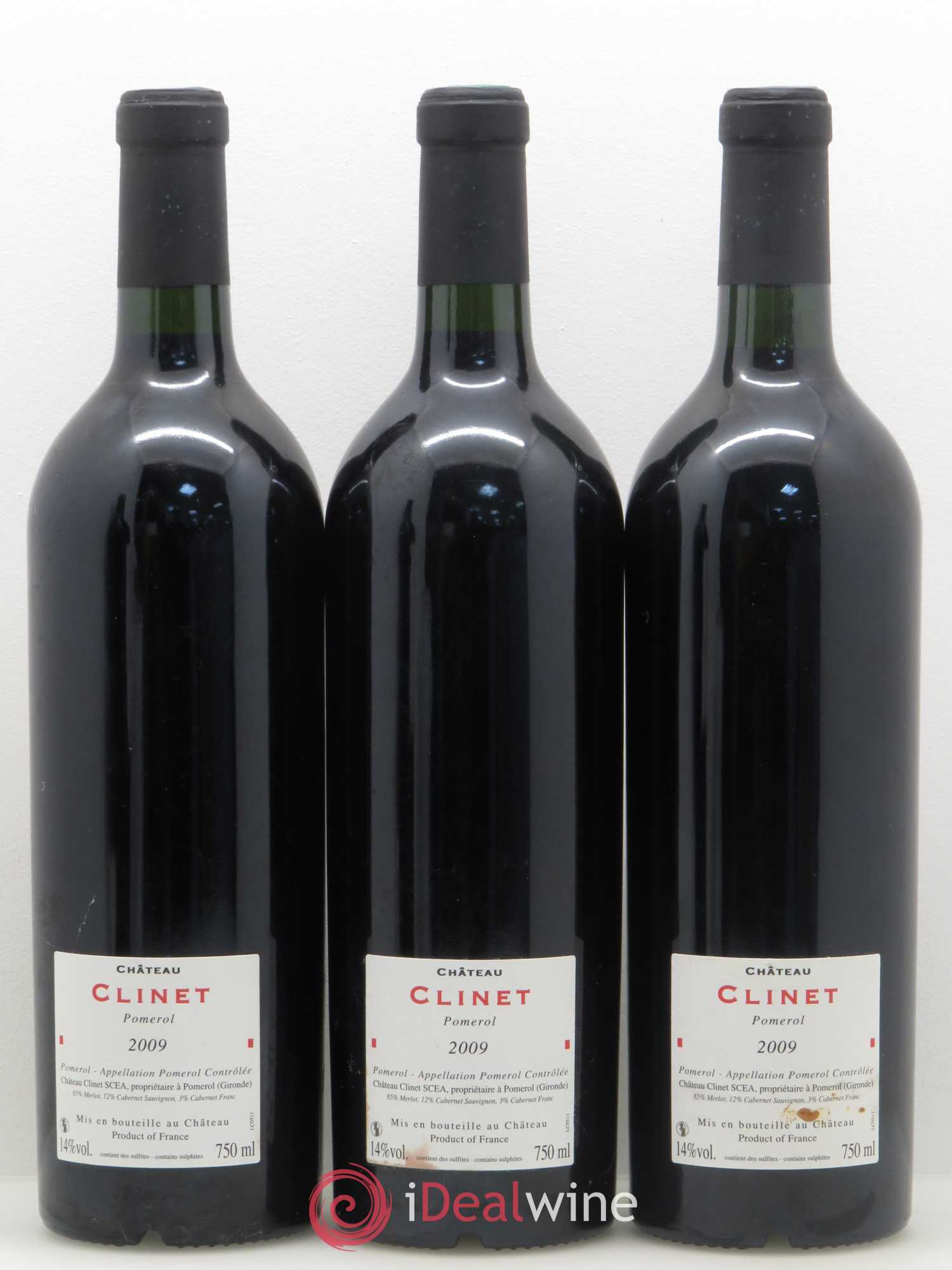 Château Clinet 2009 - Posten von 3 Flaschen - 1