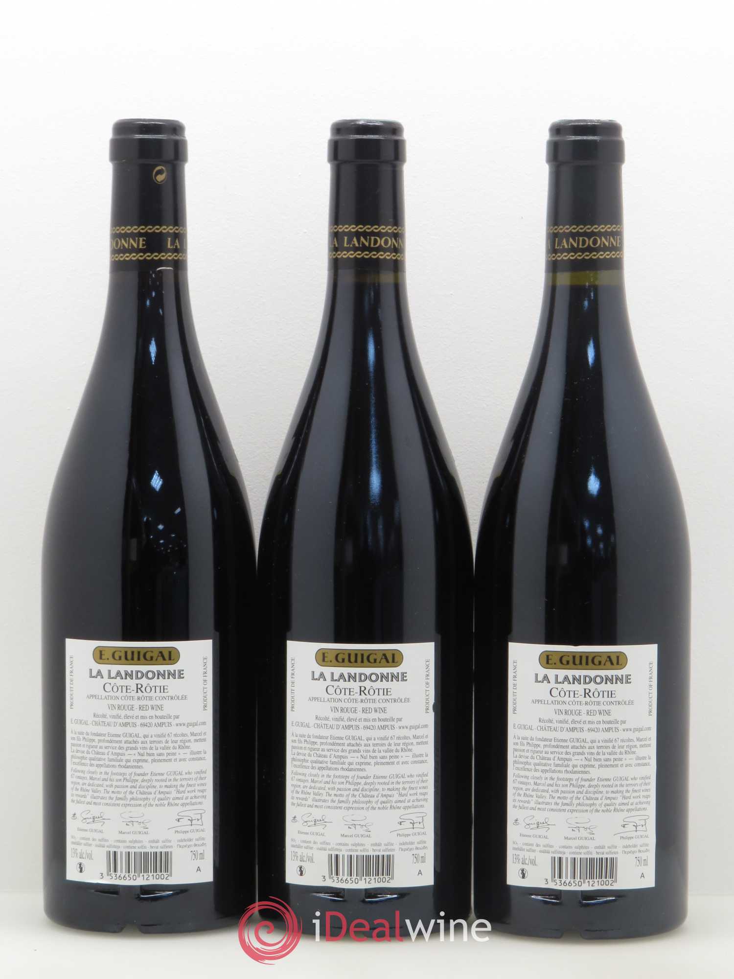 Côte-Rôtie La Landonne Guigal 2011 - Lot de 3 bouteilles - 1