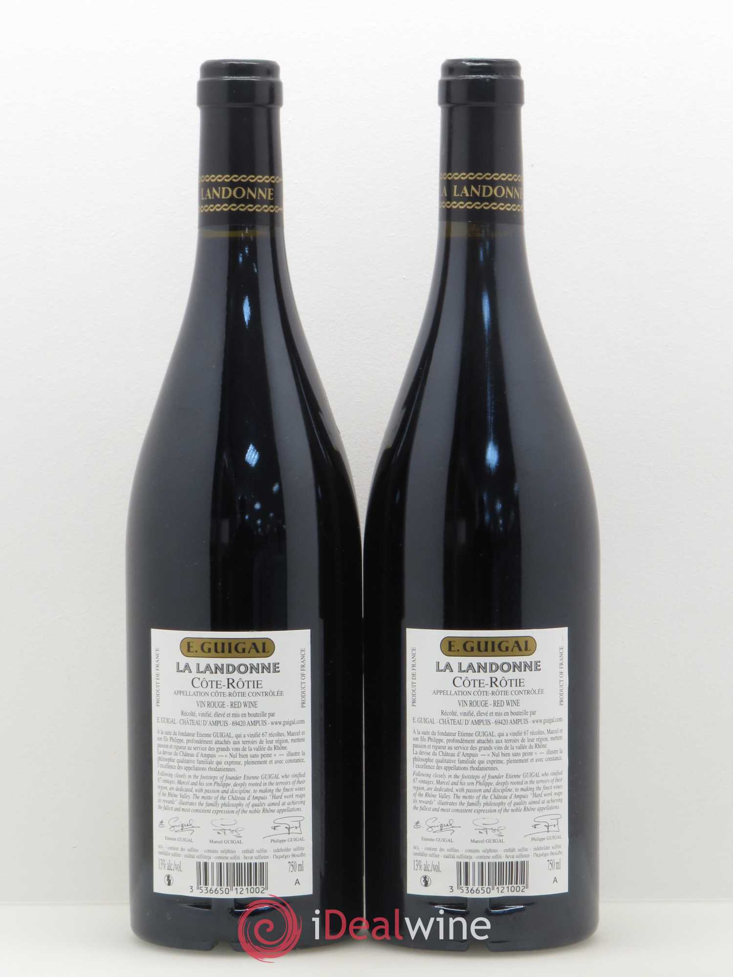 Côte-Rôtie La Landonne Guigal 2011 - Lot de 2 bouteilles - 1