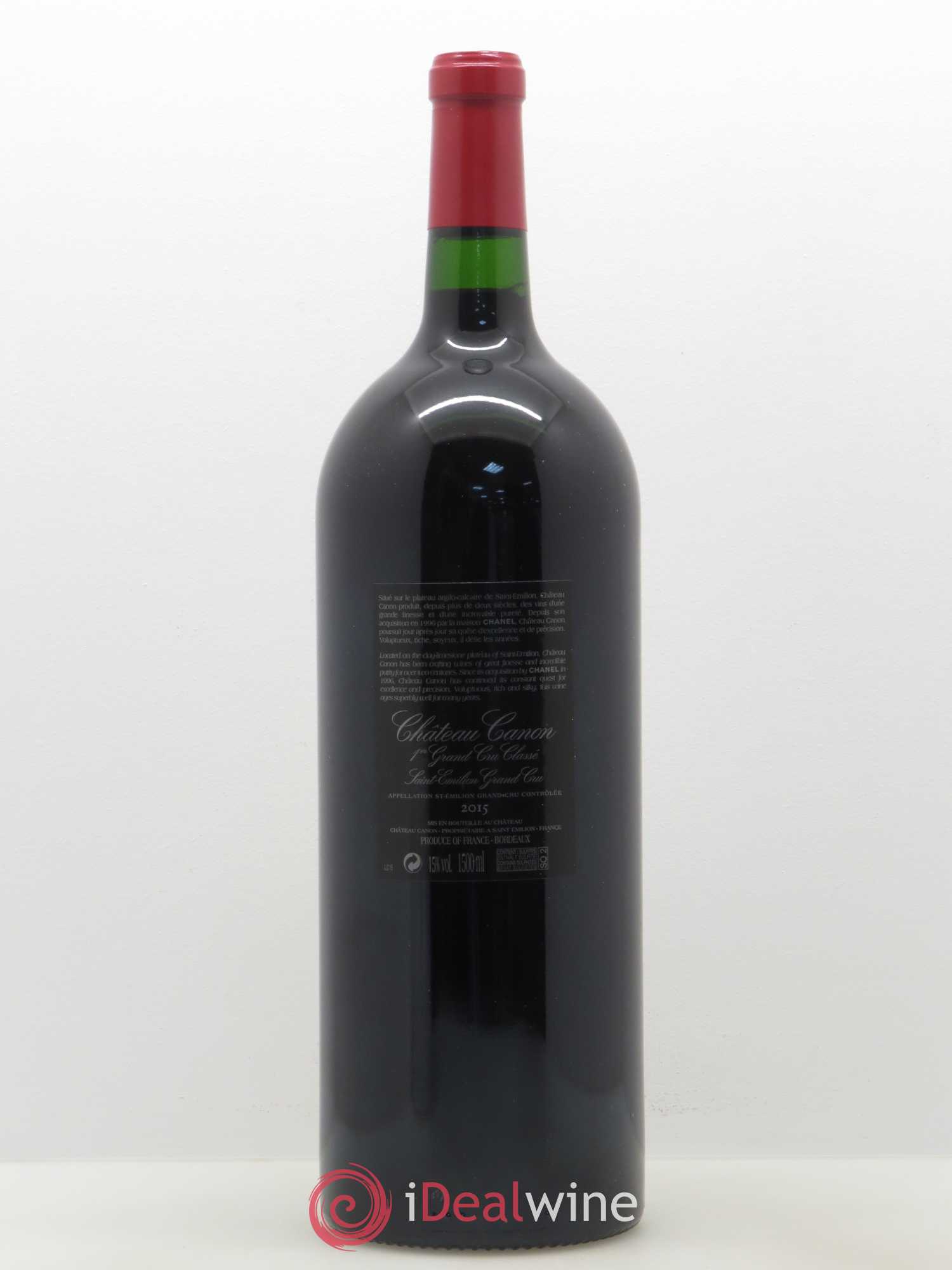 Château Canon 1er Grand Cru Classé B 2015 - Lot de 1 magnum - 1