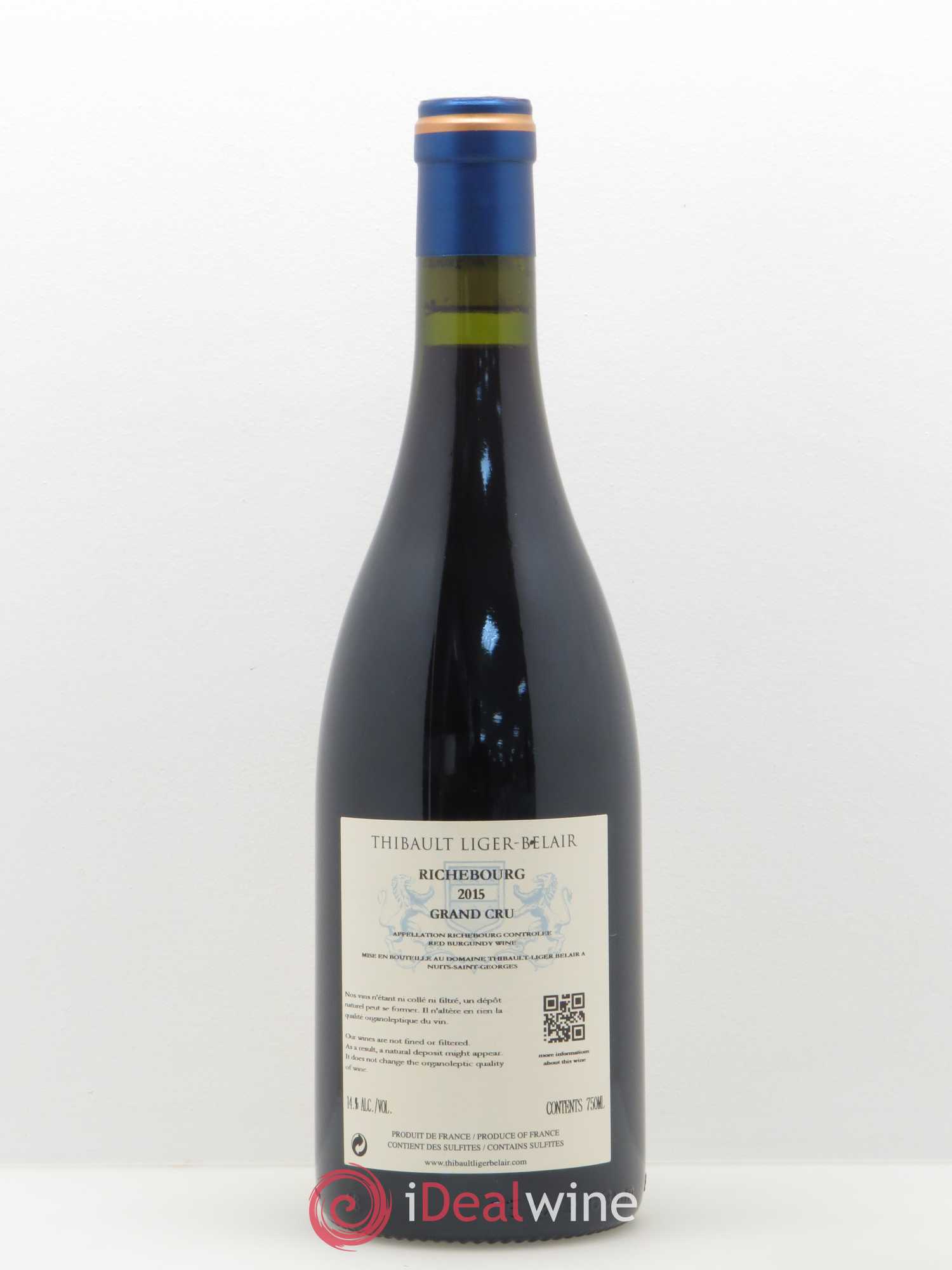 Richebourg Grand Cru Thibault Liger-Belair 2015 - Lot de 1 bouteille - 1