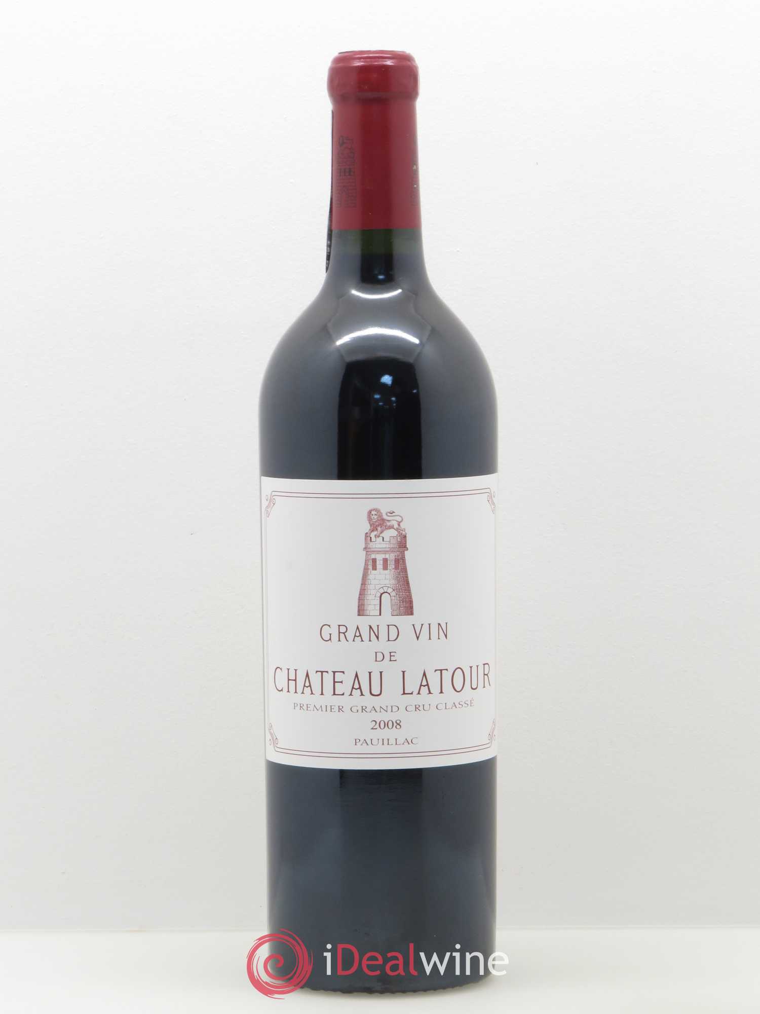 Château Latour 1er Grand Cru Classé 2008 - Lot de 1 bouteille - 0