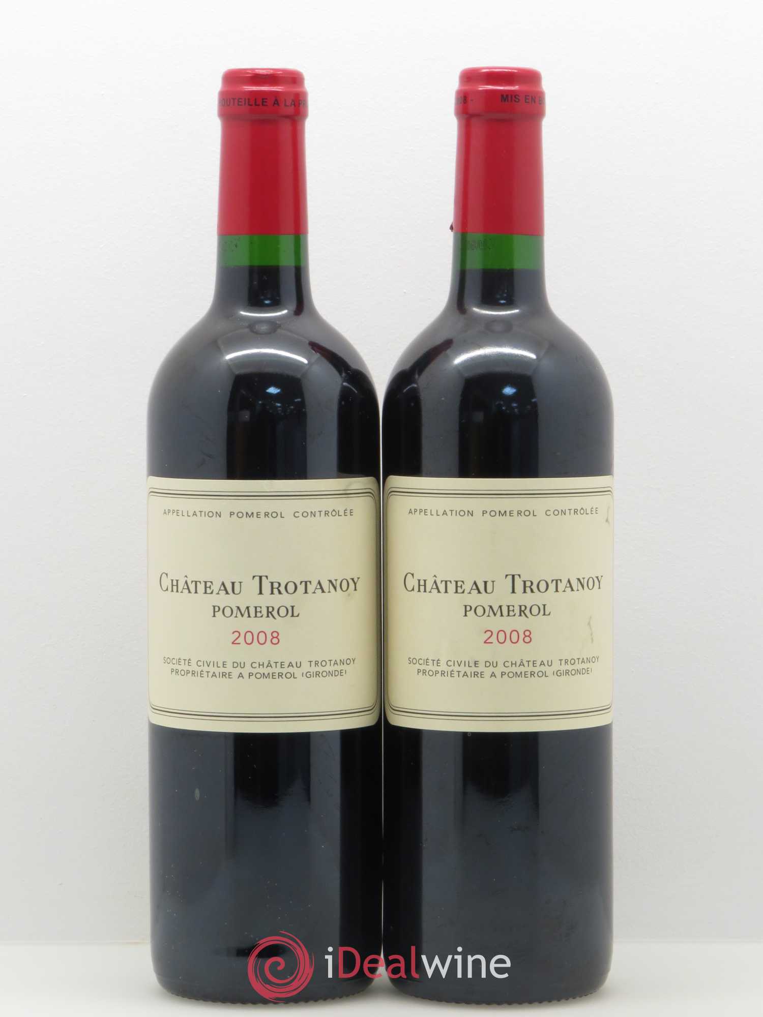 Château Trotanoy 2008 - Lot de 2 bouteilles - 0