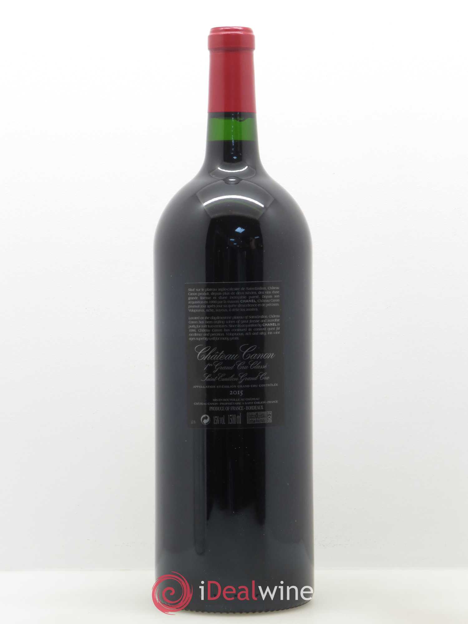 Château Canon 1er Grand Cru Classé B 2015 - Lot de 1 magnum - 1