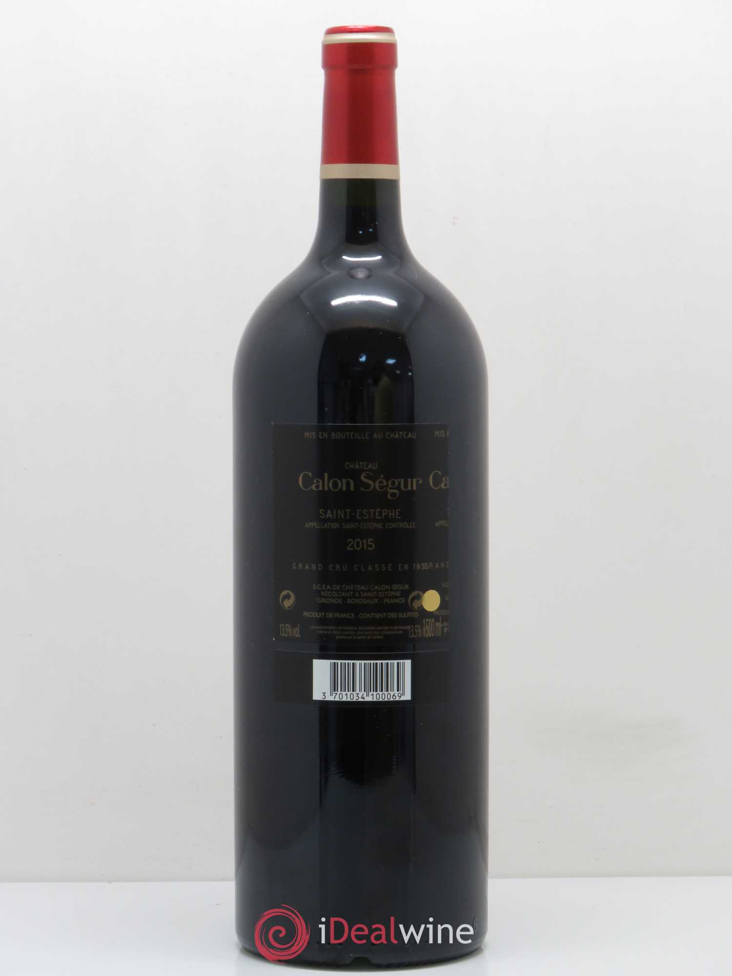 Château Calon Ségur 3ème Grand Cru Classé 2015 - Lot de 1 magnum - 1