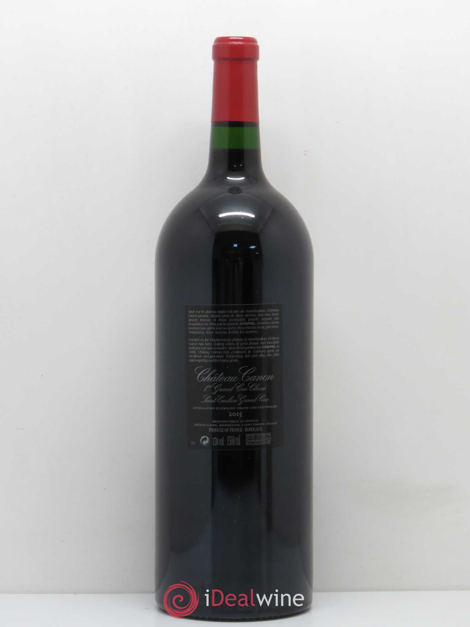 Château Canon 1er Grand Cru Classé B 2015 - Lot de 1 magnum - 1
