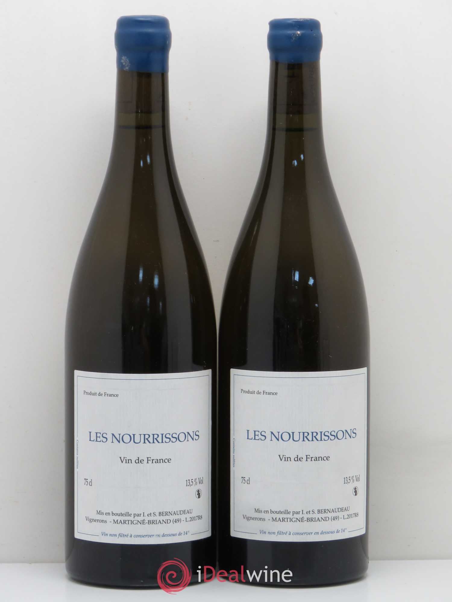 Vin de France Les Nourrissons Stéphane Bernaudeau 2017 - Lot de 2 bouteilles - 0