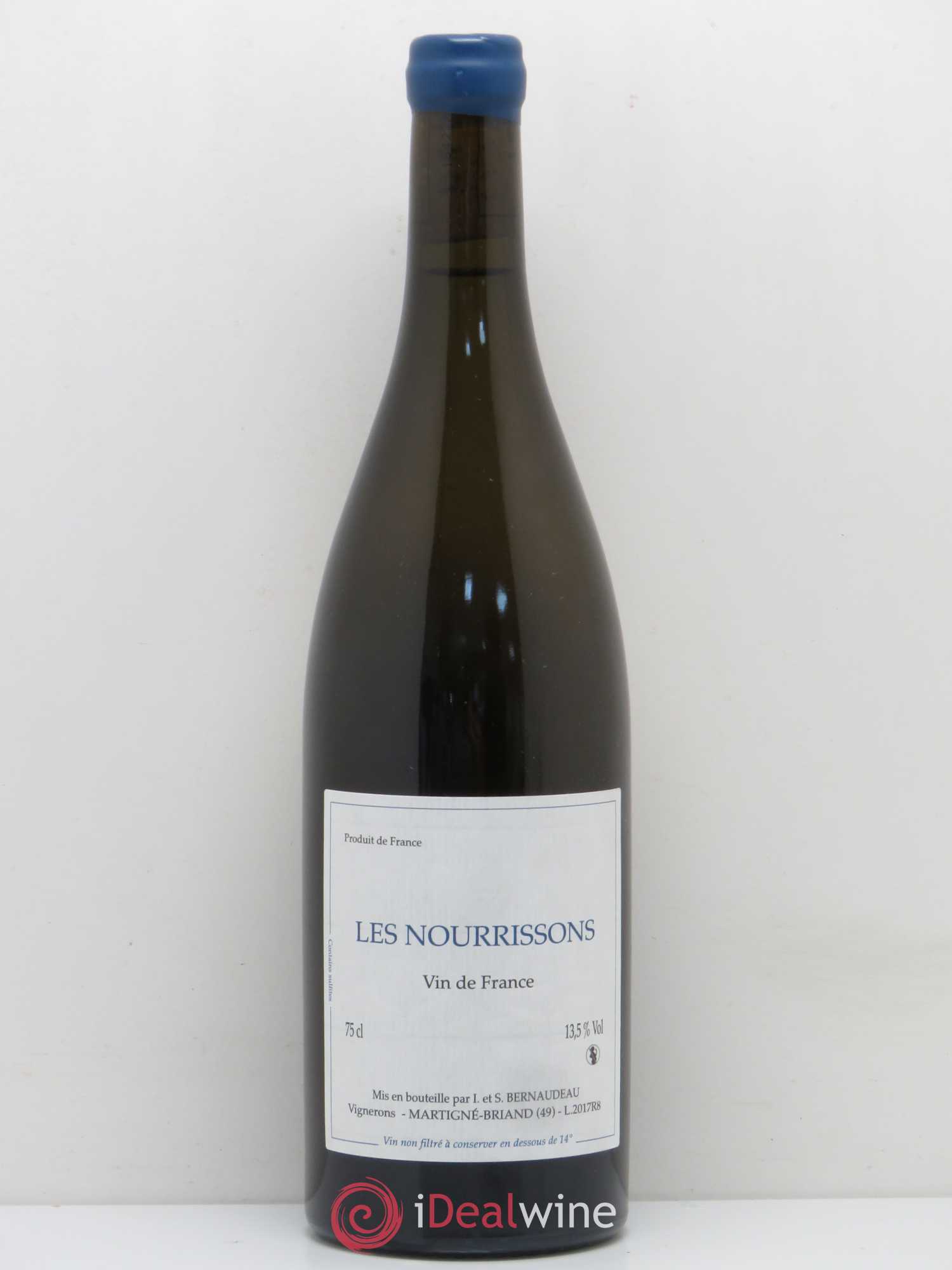 Vin de France Les Nourrissons Stéphane Bernaudeau 2017 - Lot de 1 bouteille - 0