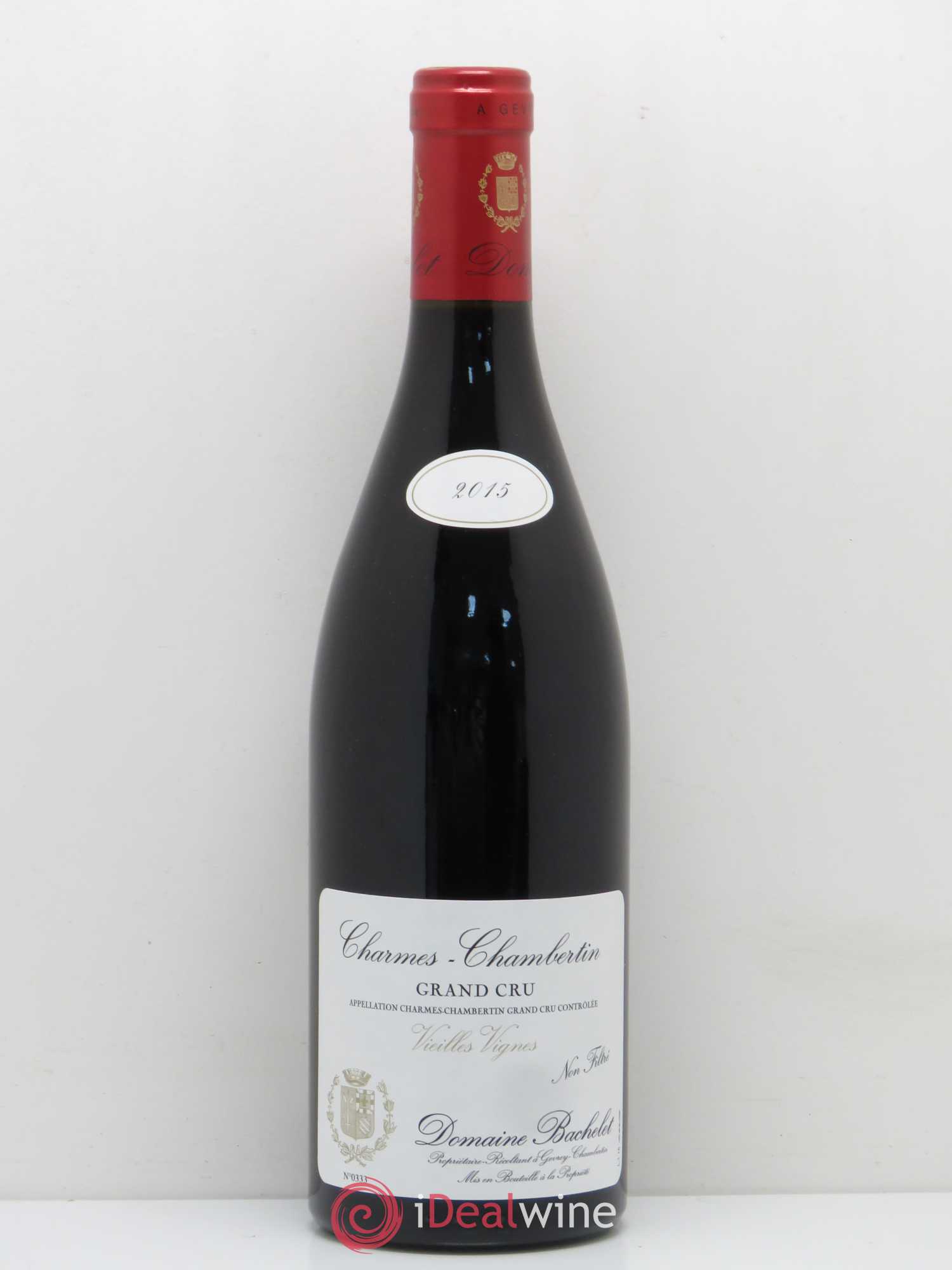 Charmes-Chambertin Grand Cru Vieilles Vignes Denis Bachelet (Domaine) Vieilles Vignes 2015 - Lot de 1 bouteille - 0