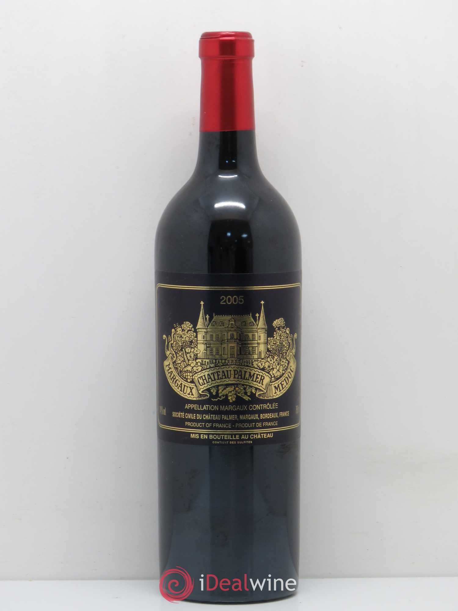 Château Palmer 3ème Grand Cru Classé 2005 - Lot de 1 bouteille - 0