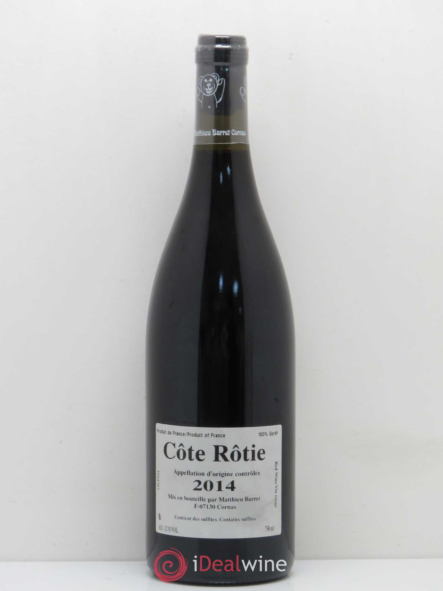 Côte-Rôtie Tupin's Coulet (Domaine du) - Matthieu Barret 2014 - Lot de 1 bouteille - 1