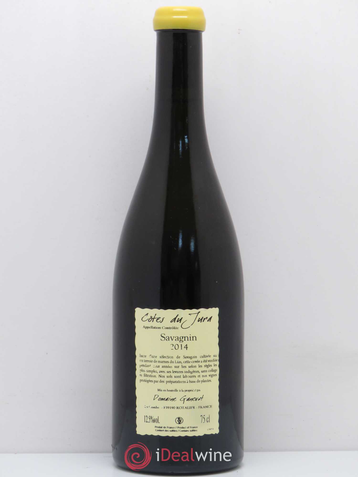 Côtes du Jura Sous la Roche Jean-François Ganevat (Domaine) 2014 - Lot de 1 bouteille - 1