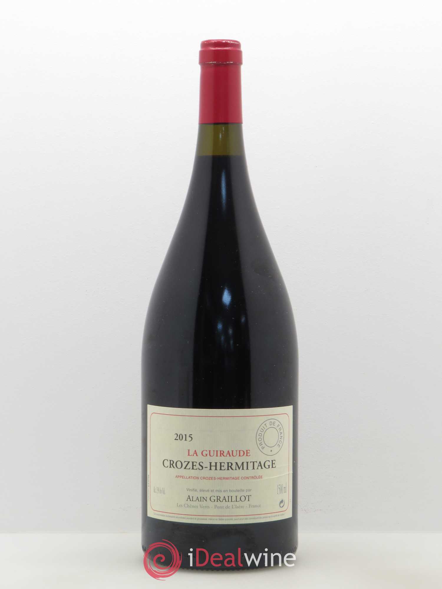 Crozes-Hermitage La Guiraude Domaine Graillot 2015 - Lot de 1 magnum - 0