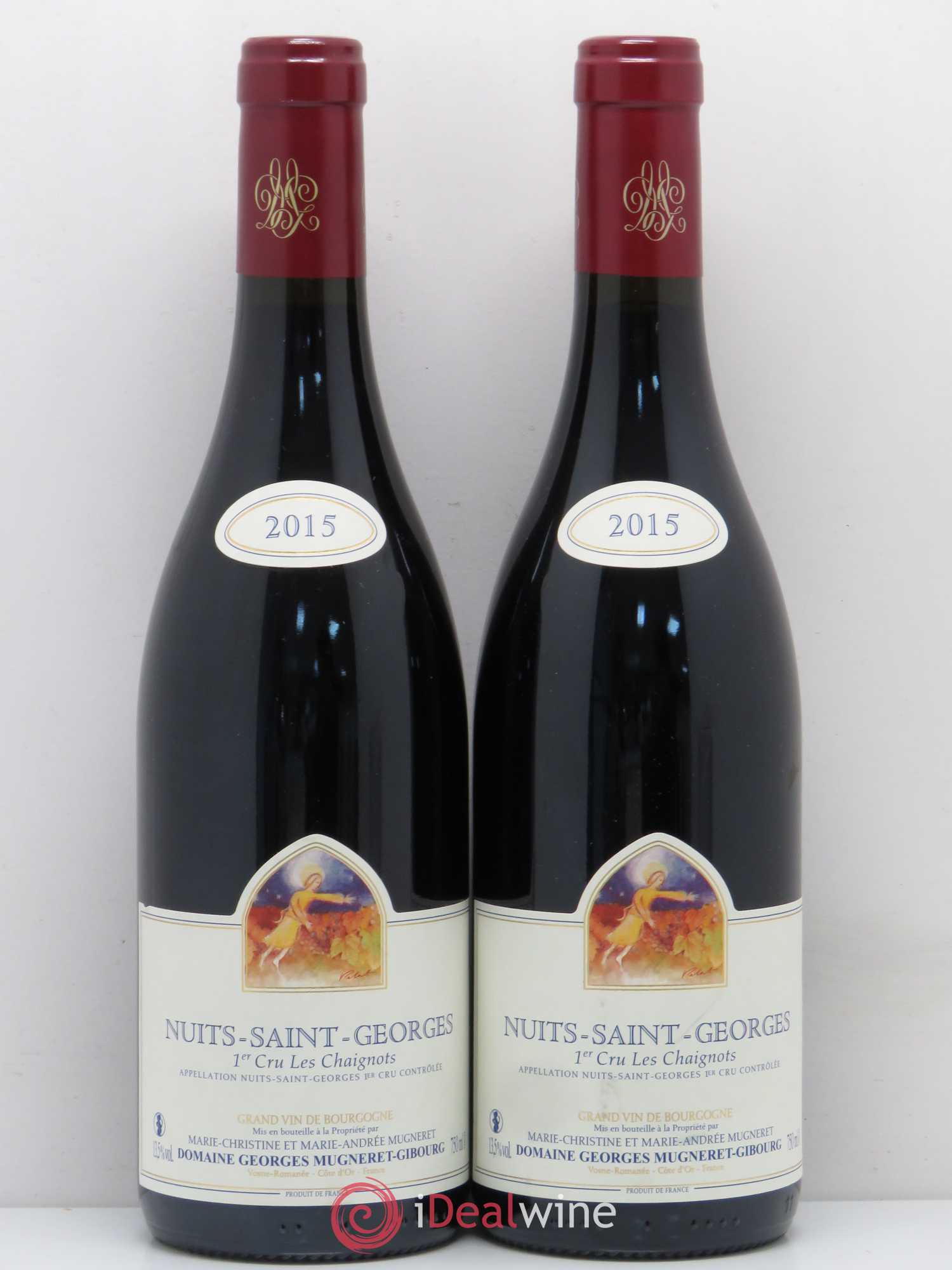 Nuits-Saint-Georges 1er Cru Les Chaignots Mugneret-Gibourg (Domaine) 2015 - Lot de 2 bouteilles - 0