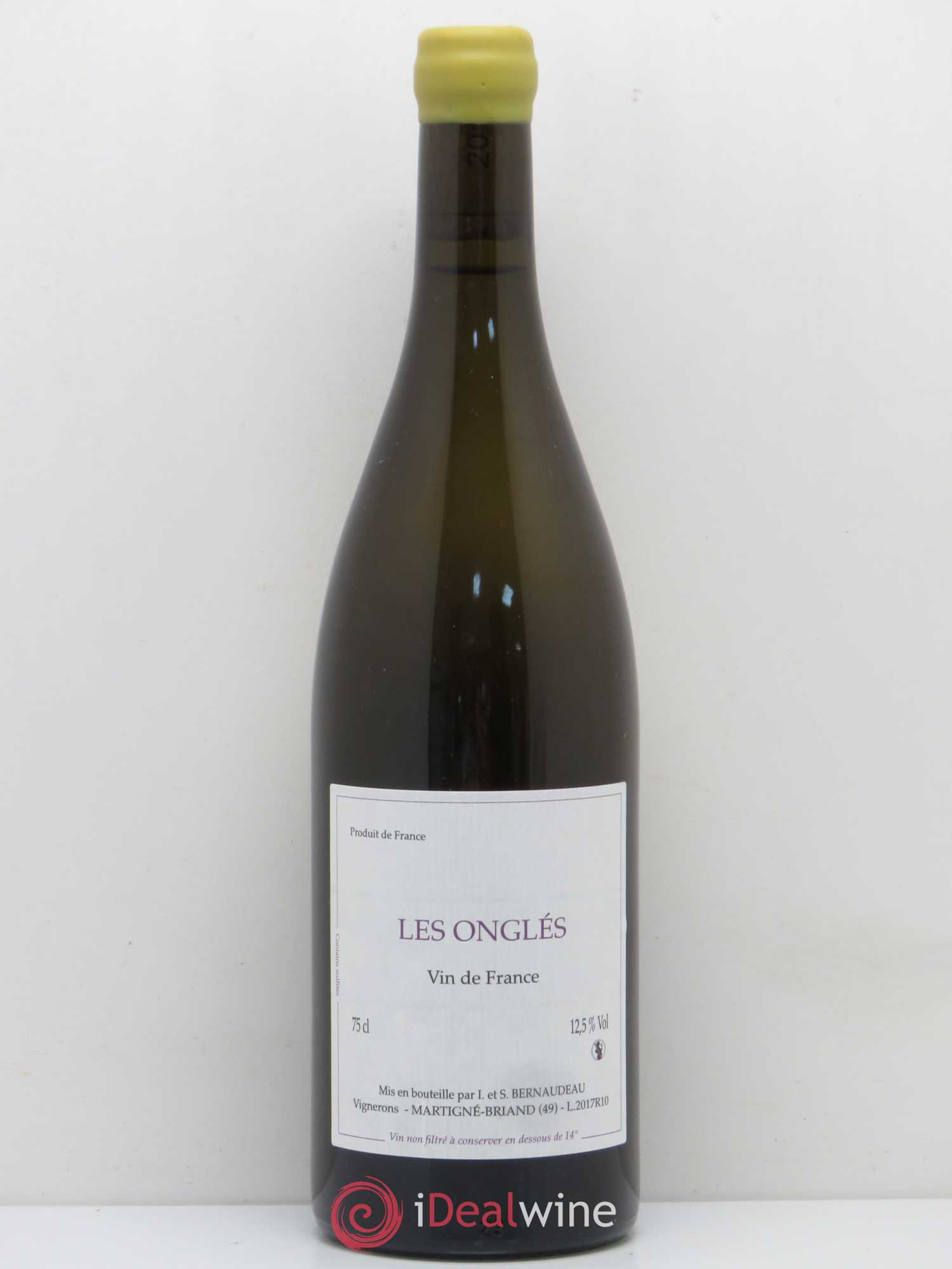 Vin de France Les Onglés Stéphane Bernaudeau 2017 - Posten von 1 Flasche - 0