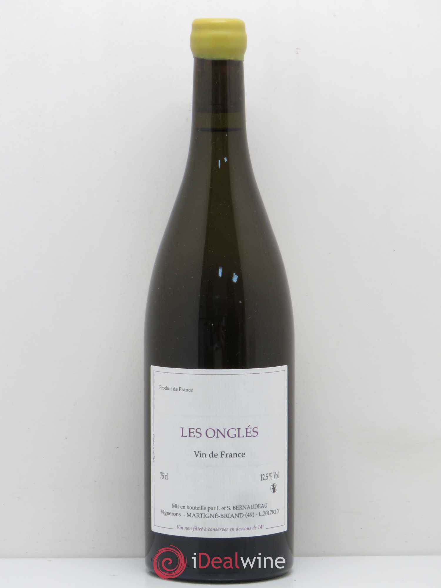 Vin de France Les Onglés Stéphane Bernaudeau 2017 - Posten von 1 Flasche - 0