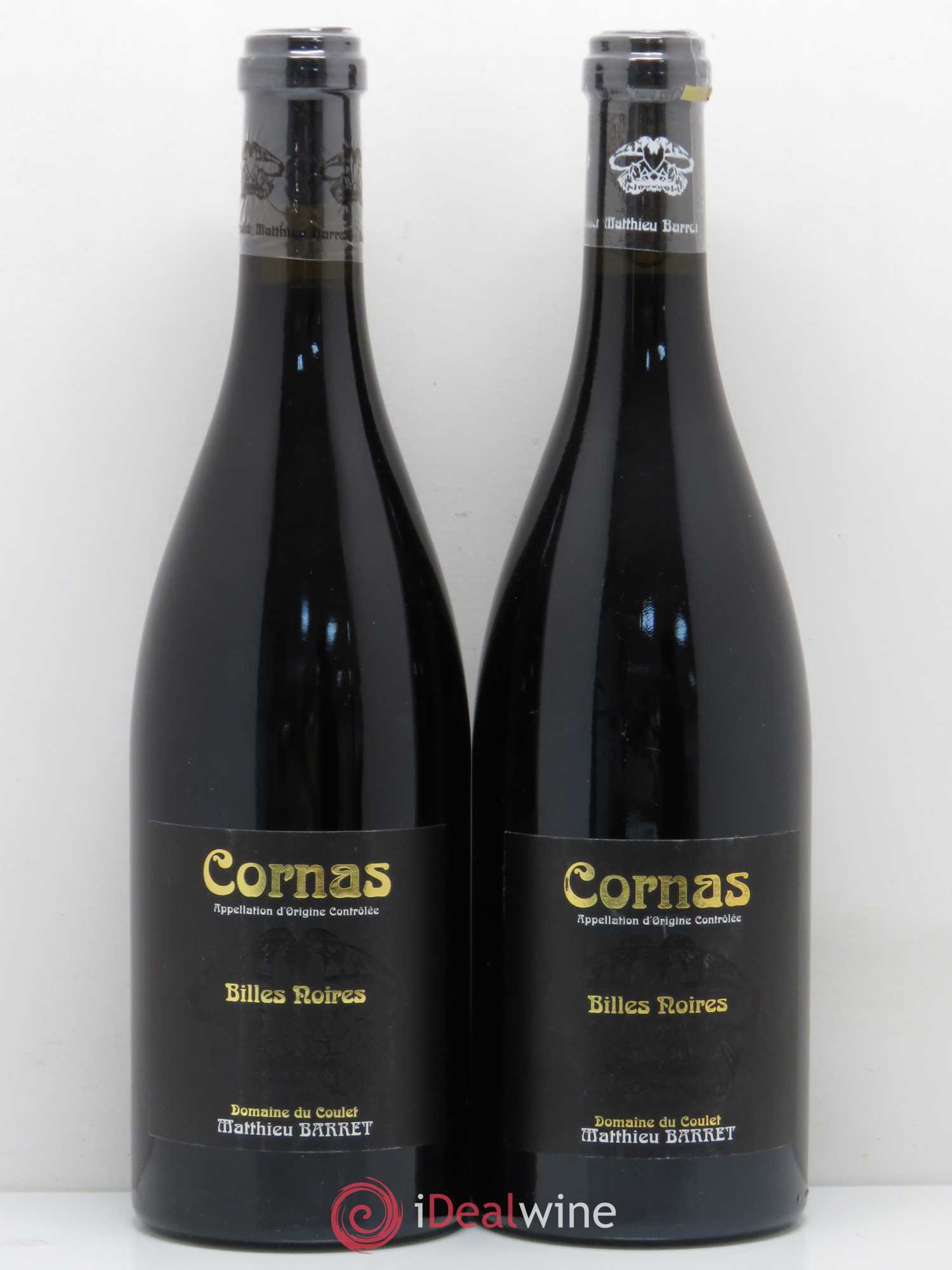 Cornas Billes Noires Coulet (Domaine du) - Matthieu Barret 2010 - Lot de 2 bouteilles - 0