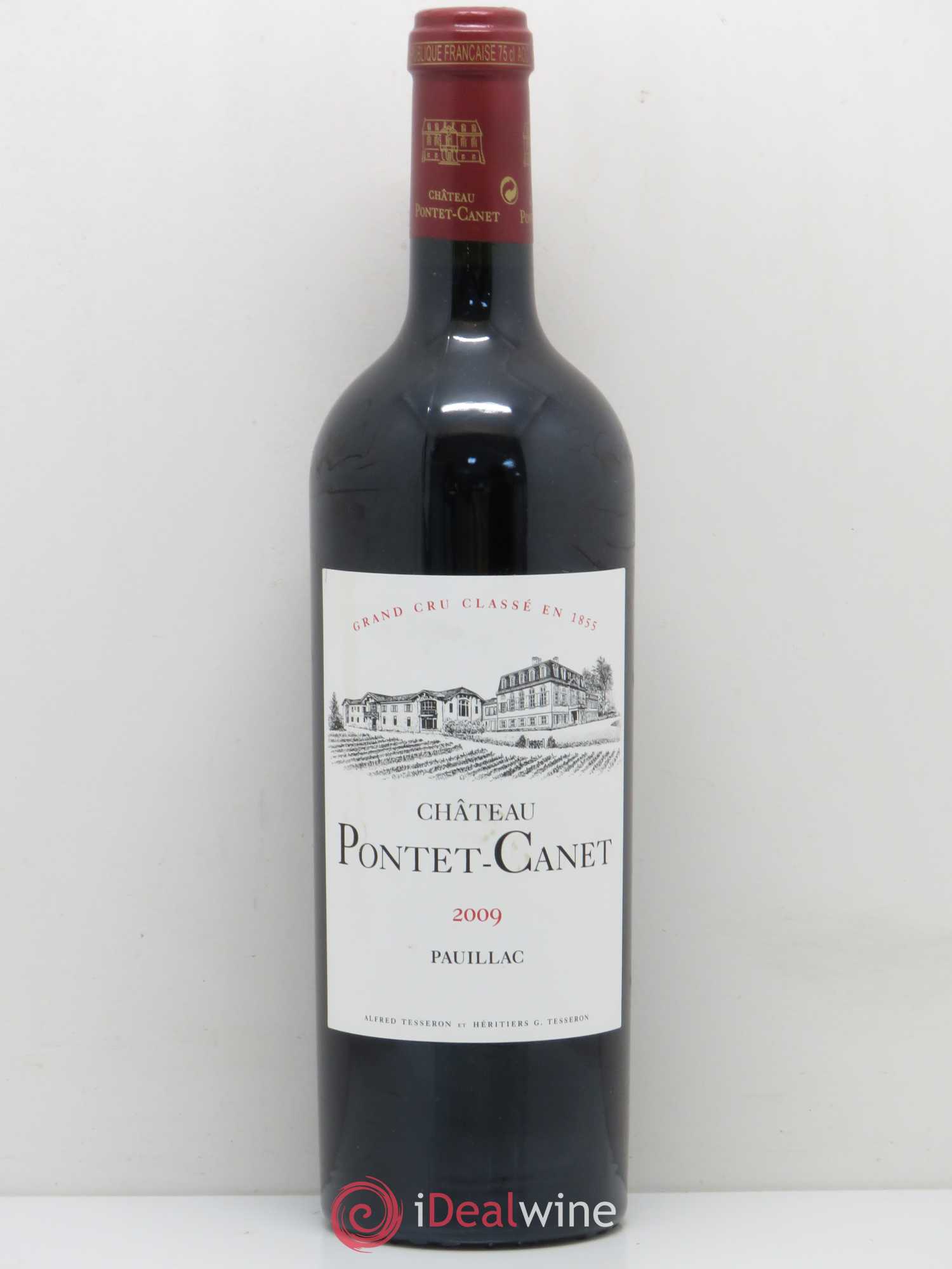 Château Pontet Canet 5ème Grand Cru Classé 2009 - Lot de 1 bouteille - 0
