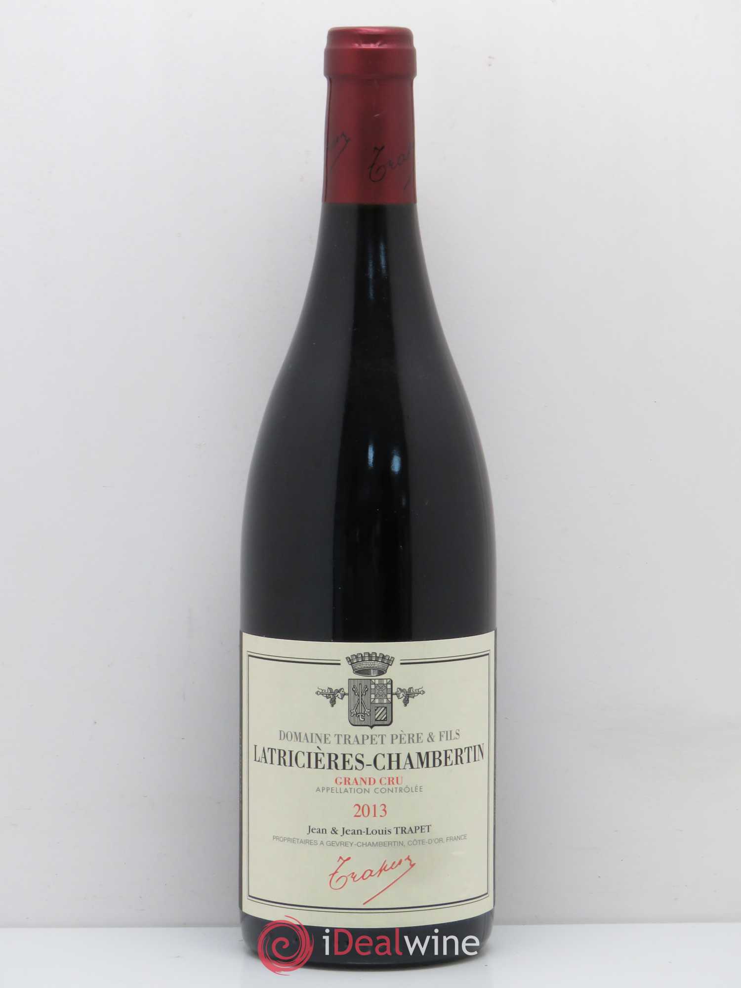 Latricières-Chambertin Grand Cru Domaine Trapet 2013 - Lot de 1 bouteille - 0