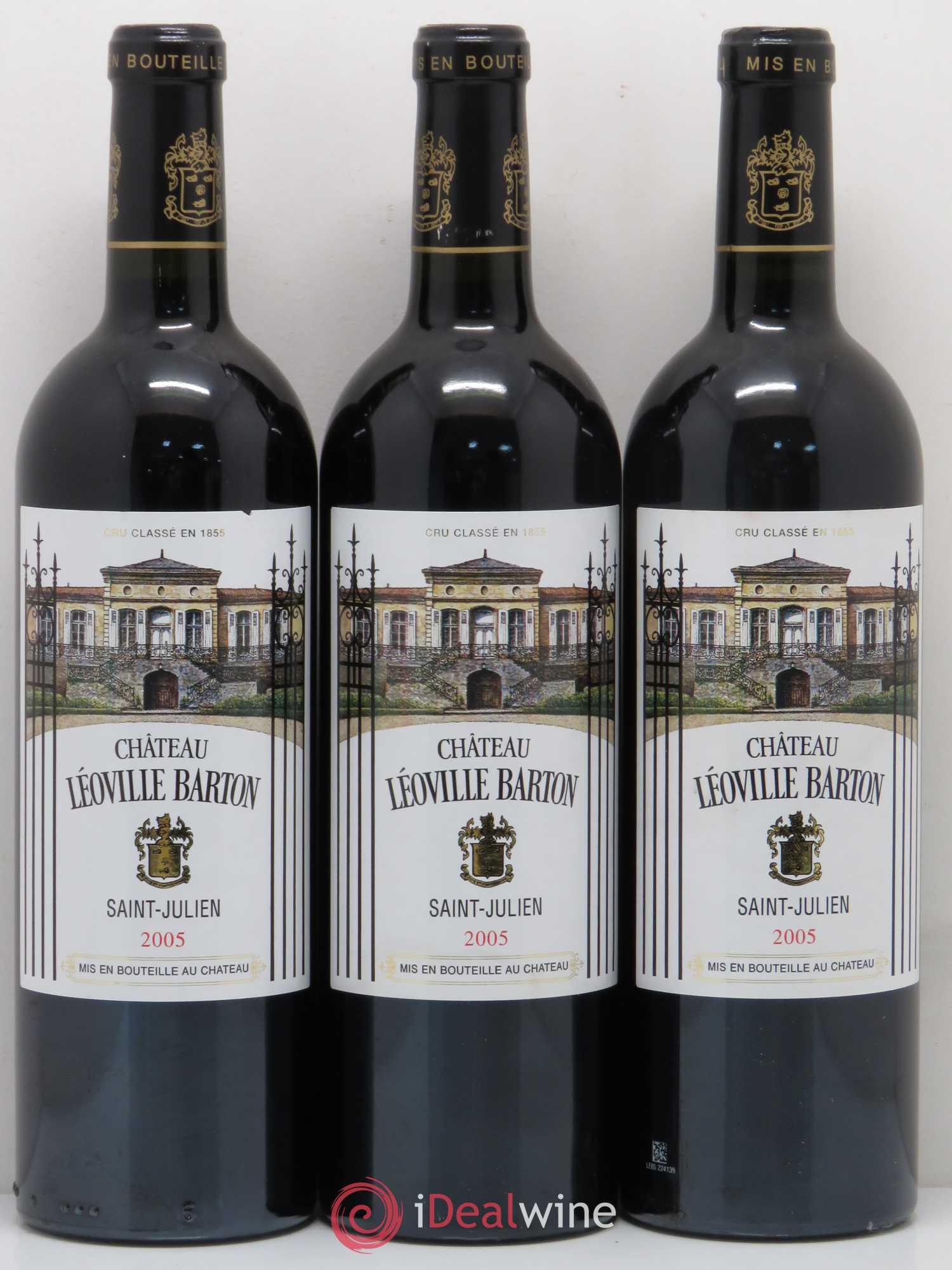 Château Léoville Barton 2ème Grand Cru Classé 2005 - Lot de 6 bouteilles - 3