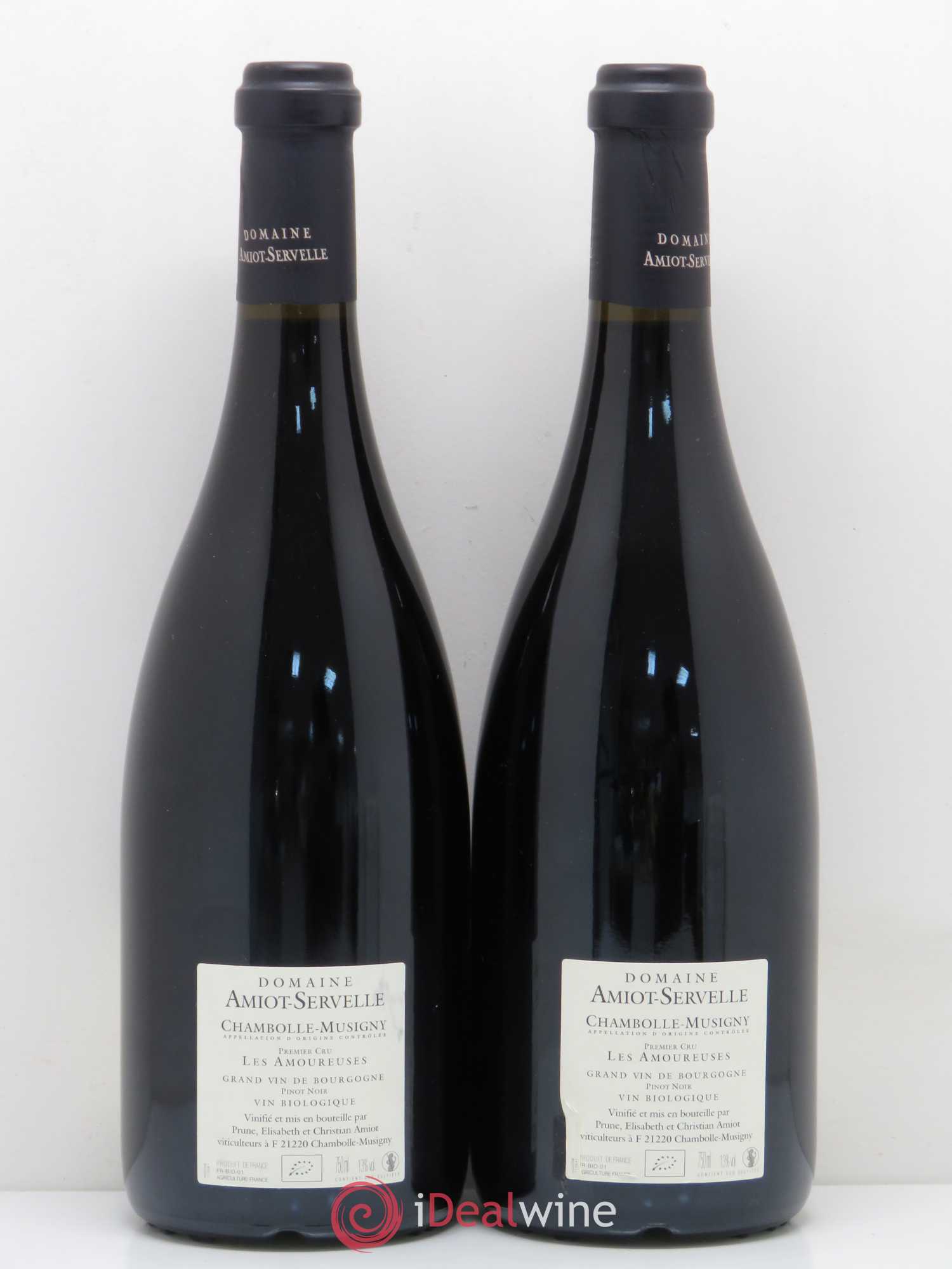 Chambolle-Musigny 1er Cru Les Amoureuses Amiot-Servelle 2016 - Lot de 2 bouteilles - 1
