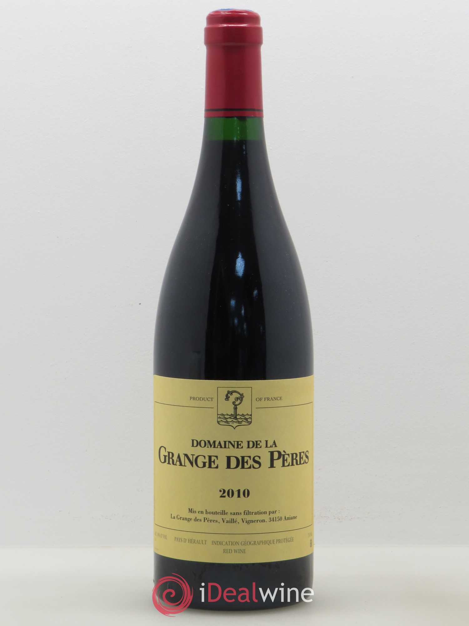 Pays d'Hérault Grange des Pères Laurent Vaillé 2010 - Lot de 1 bouteille - 0