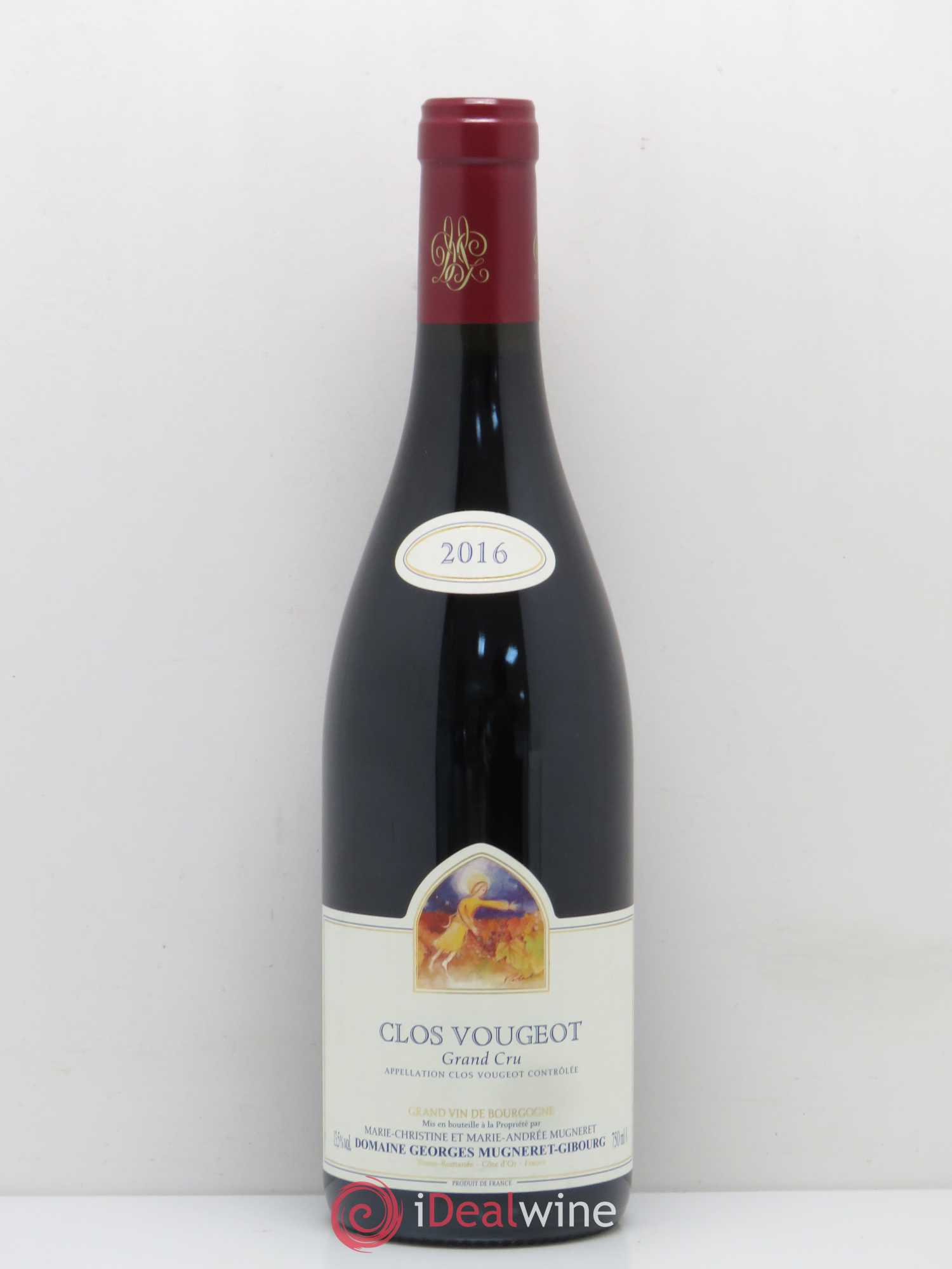 Clos de Vougeot Grand Cru Mugneret-Gibourg (Domaine) 2016 - Lot de 1 bouteille - 0