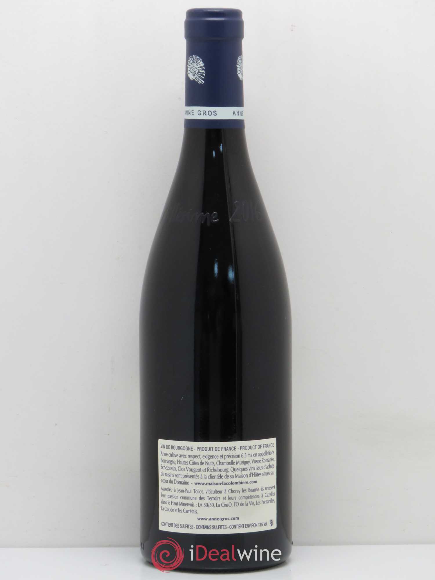 Richebourg Grand Cru Anne Gros 2016 - Lot de 1 bouteille - 1