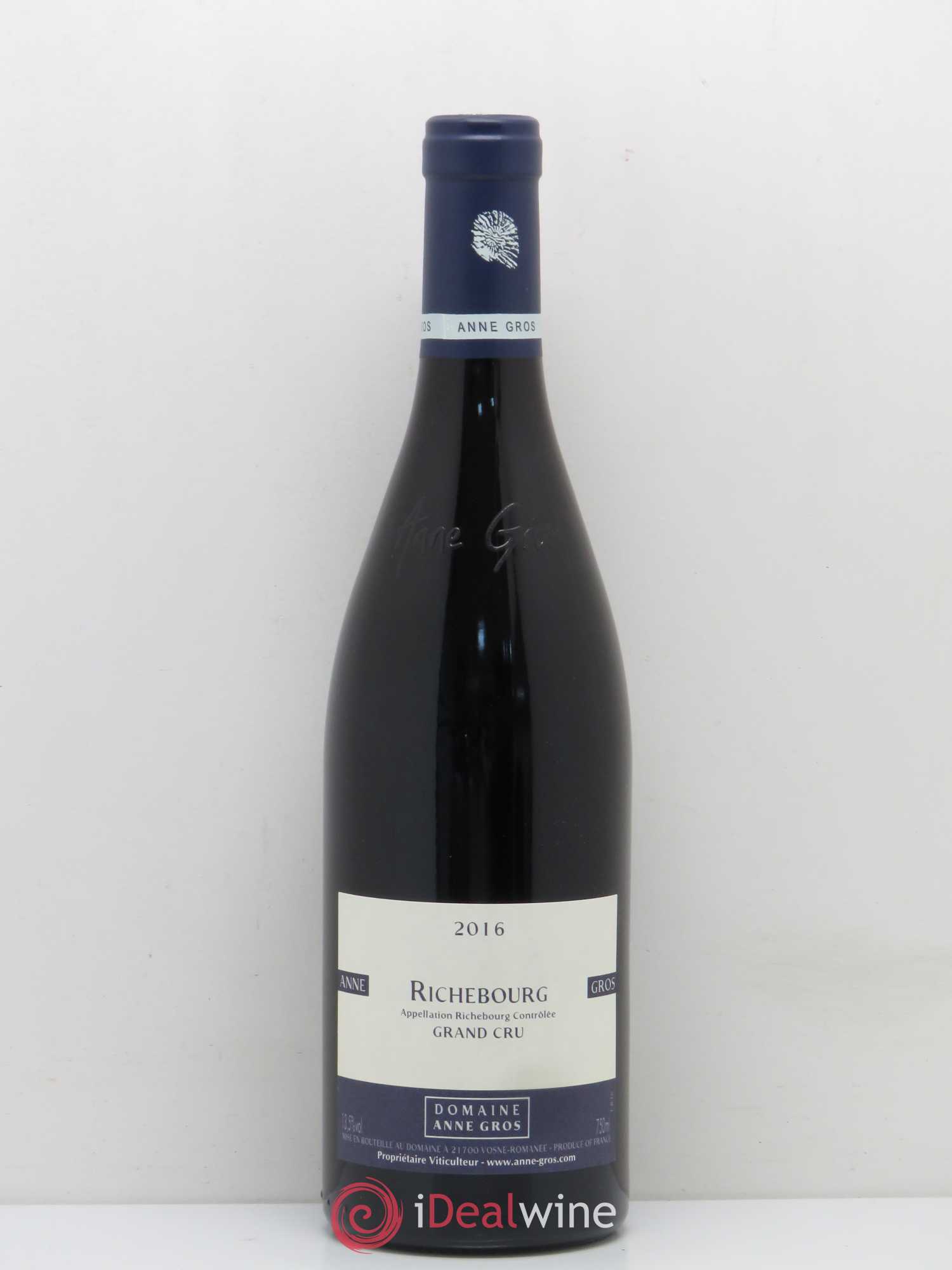 Richebourg Grand Cru Anne Gros 2016 - Lot de 1 bouteille - 0