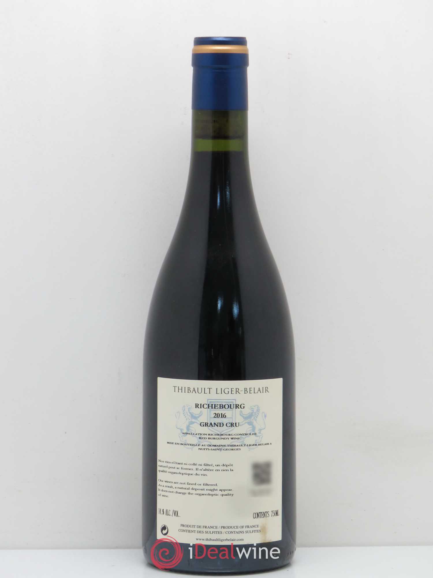 Richebourg Grand Cru Thibault Liger-Belair 2016 - Lot de 1 bouteille - 1