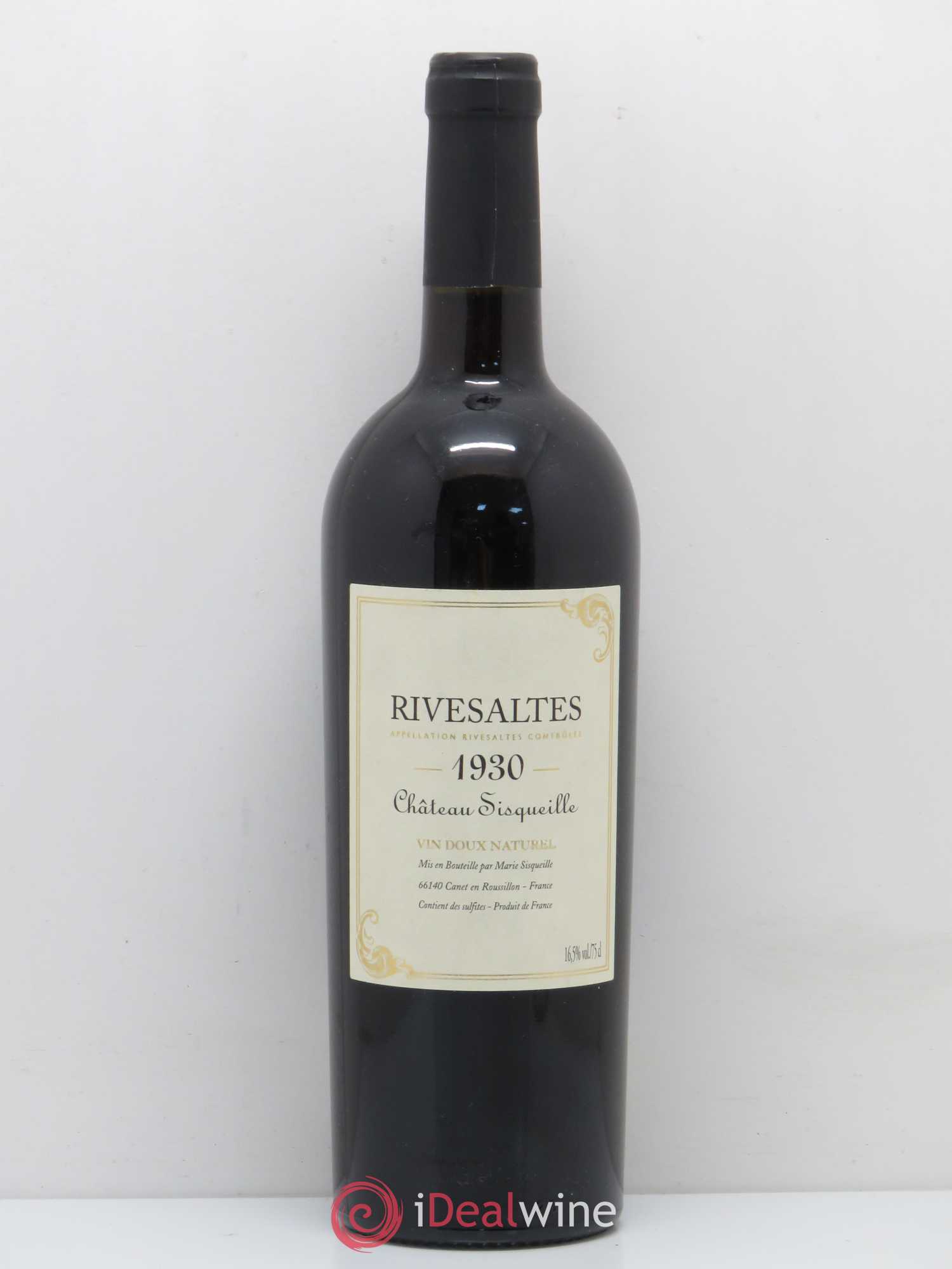 Rivesaltes Château Sisqueille 1930 - Posten von 1 Flasche - 0