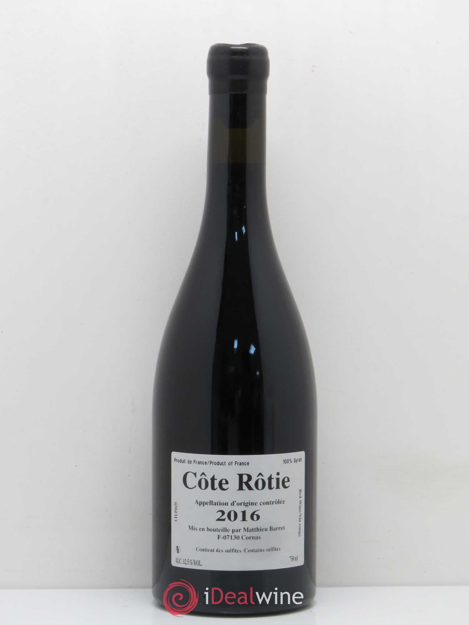Côte-Rôtie Tupin's Coulet (Domaine du) - Matthieu Barret 2016 - Lot de 1 bouteille - 1