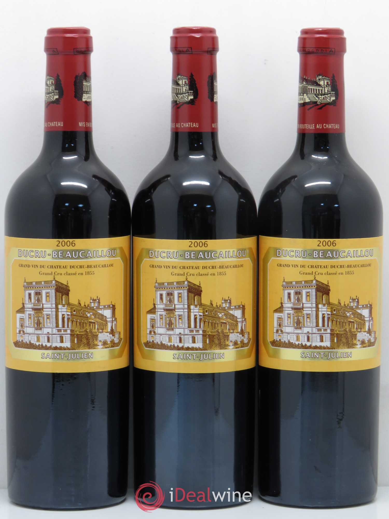 Château Ducru Beaucaillou 2ème Grand Cru Classé 2006 - Lot de 3 bouteilles - 0