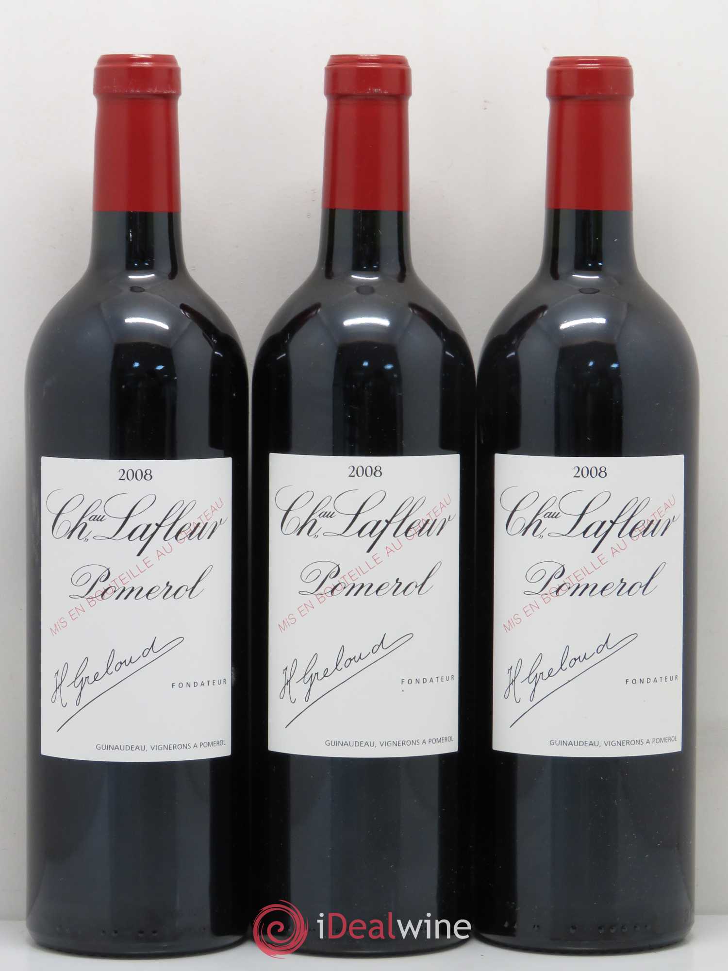 Château Lafleur 2008 - Lot de 3 bouteilles - 0