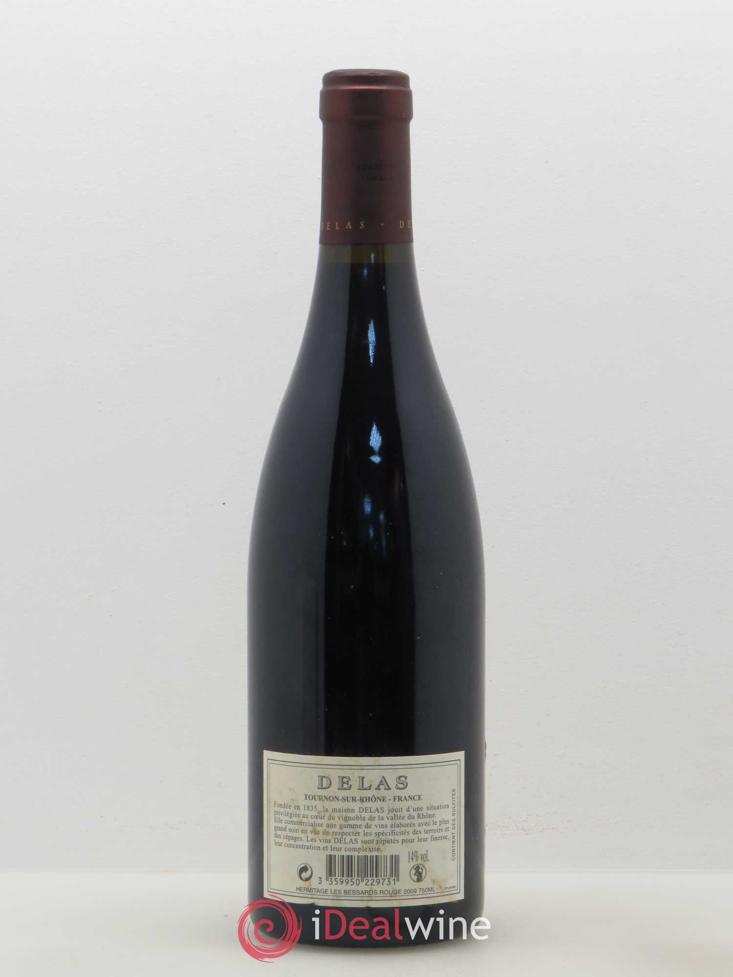 Hermitage Les Bessards Delas Frères 2009 - Lot de 1 bouteille - 1