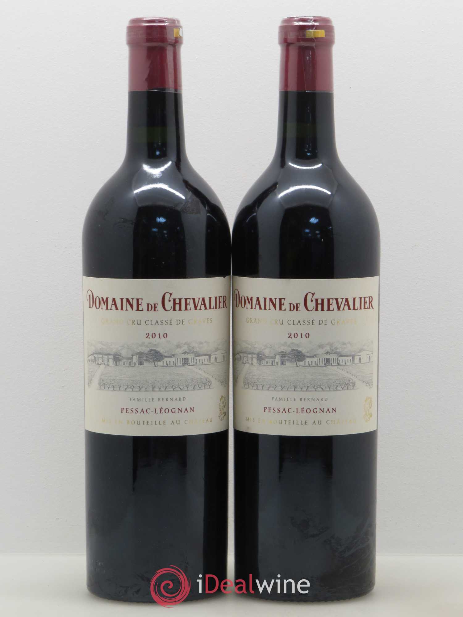 Domaine de Chevalier Cru Classé de Graves 2010 - Lot de 2 bouteilles - 0