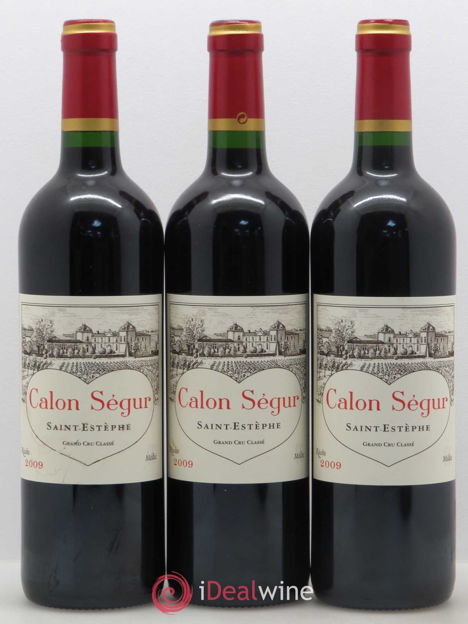 Château Calon Ségur 3ème Grand Cru Classé 2009 - Lot de 3 bouteilles - 0