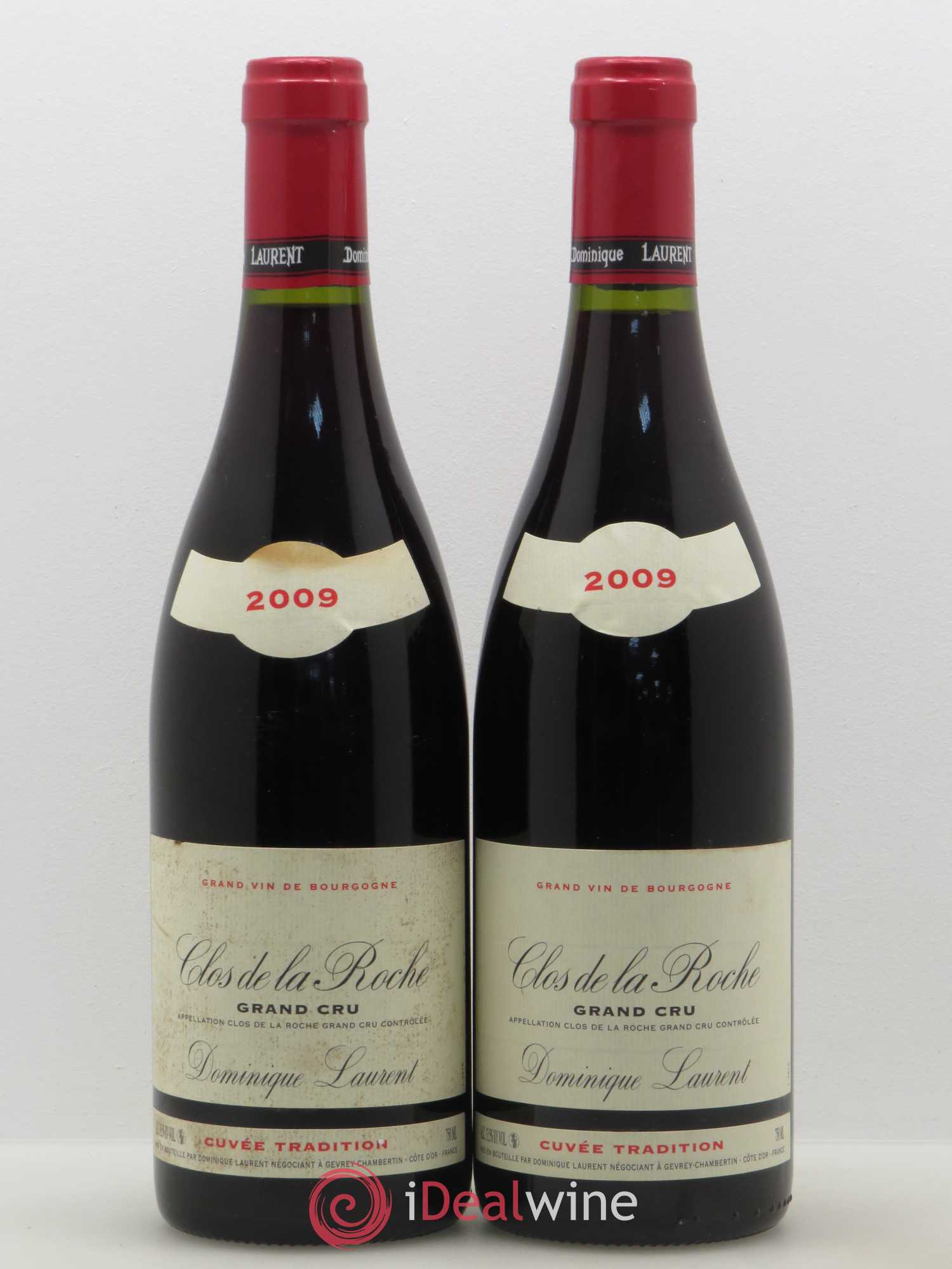 Clos de la Roche Grand Cru Cuvée Tradition - Dominique Laurent 2009 - Posten von 2 Flaschen - 0