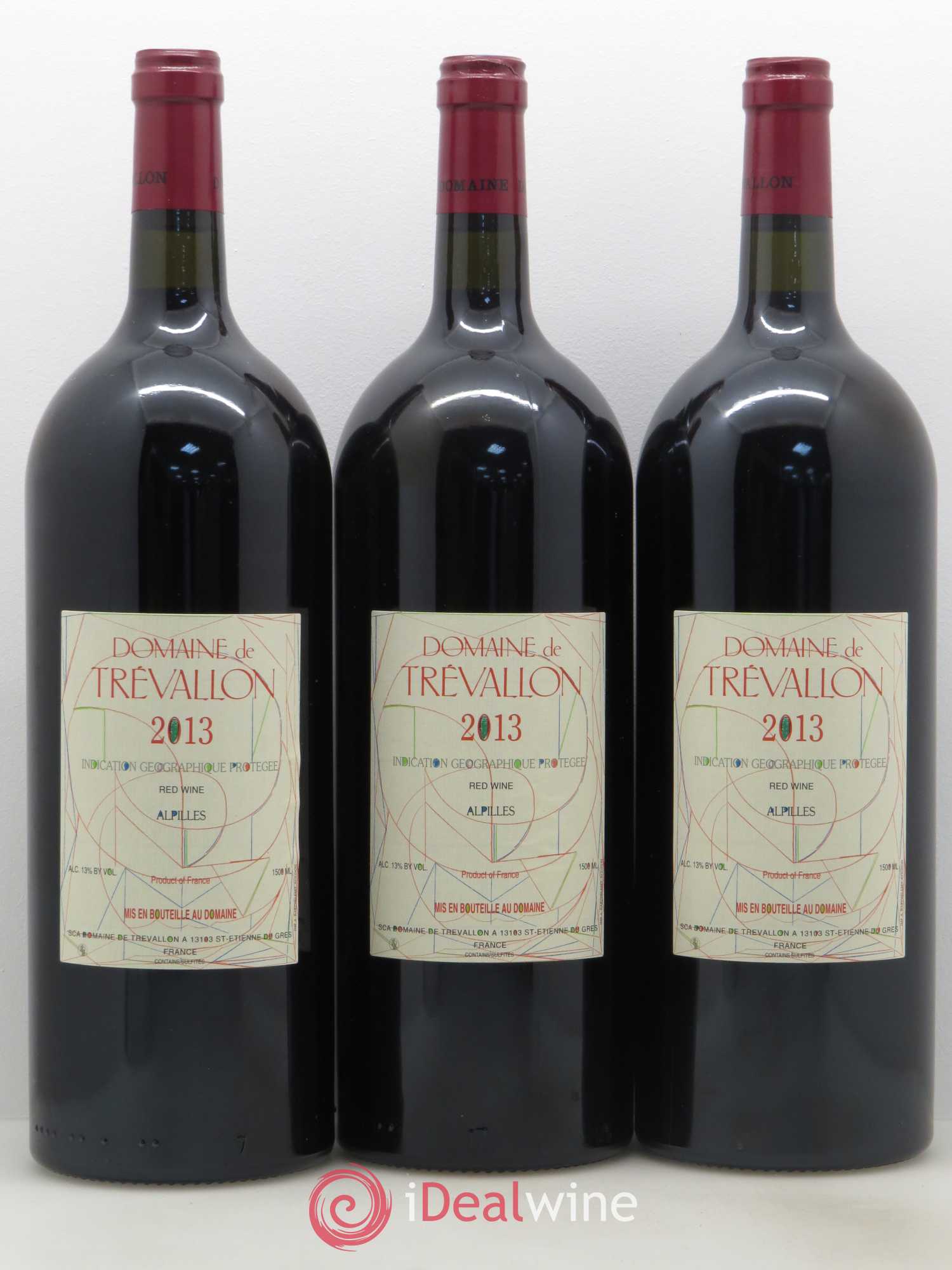 Coteaux d'Aix-en-Provence Trévallon (Domaine de) Eloi Dürrbach 2013 - Lot de 3 magnums - 0