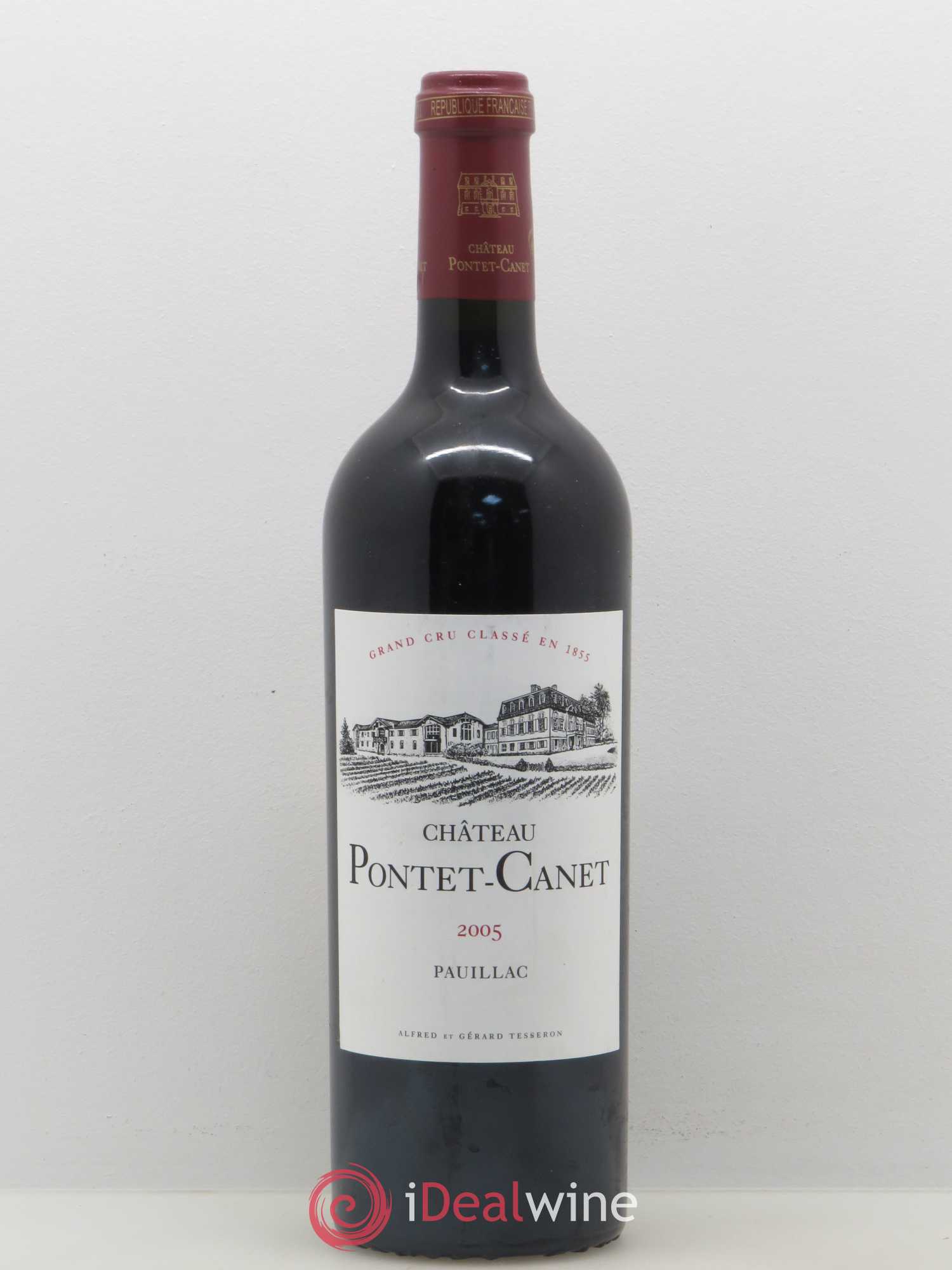 Château Pontet Canet 5ème Grand Cru Classé 2005 - Lot de 1 bouteille - 0