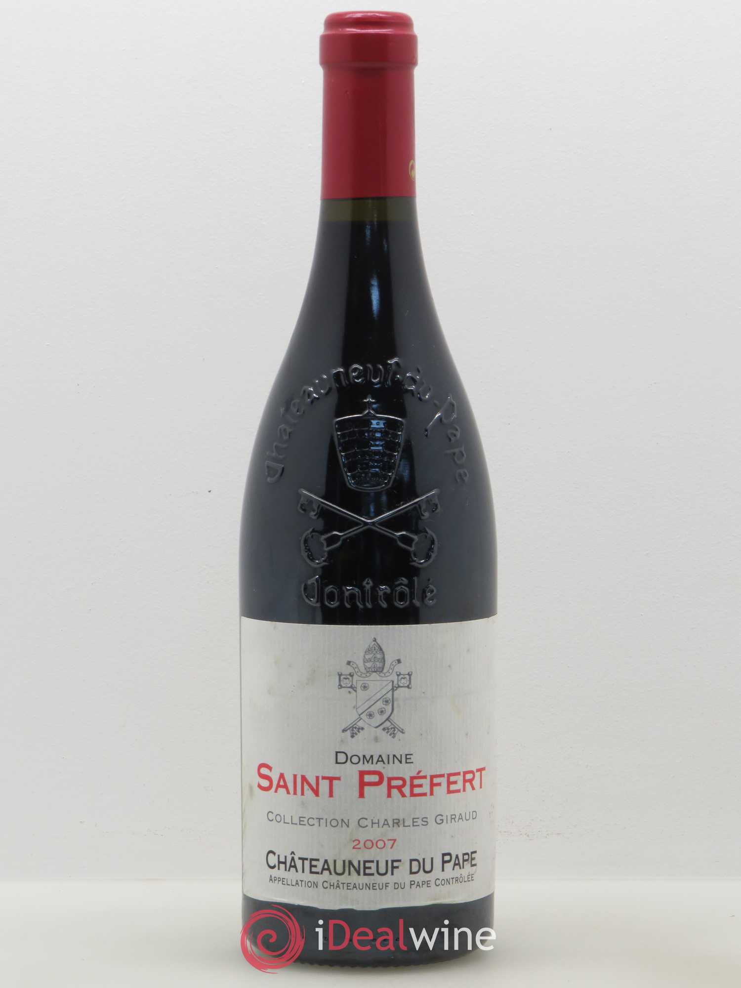 Châteauneuf-du-Pape Collection Charles Giraud Domaine Saint-Préfert 2007 - Lot de 1 bouteille - 0