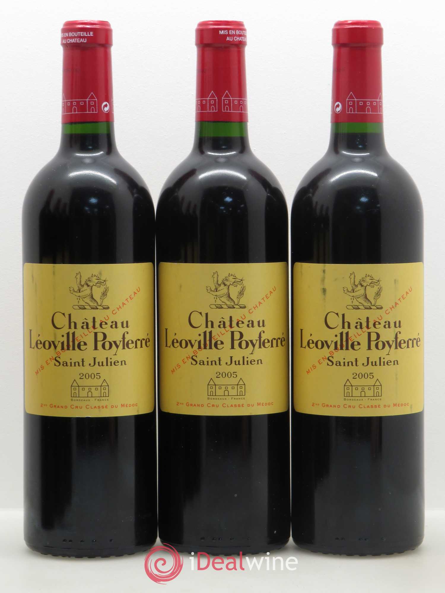 Château Léoville Poyferré 2ème Grand Cru Classé 2005 - Lot de 6 bouteilles - 2