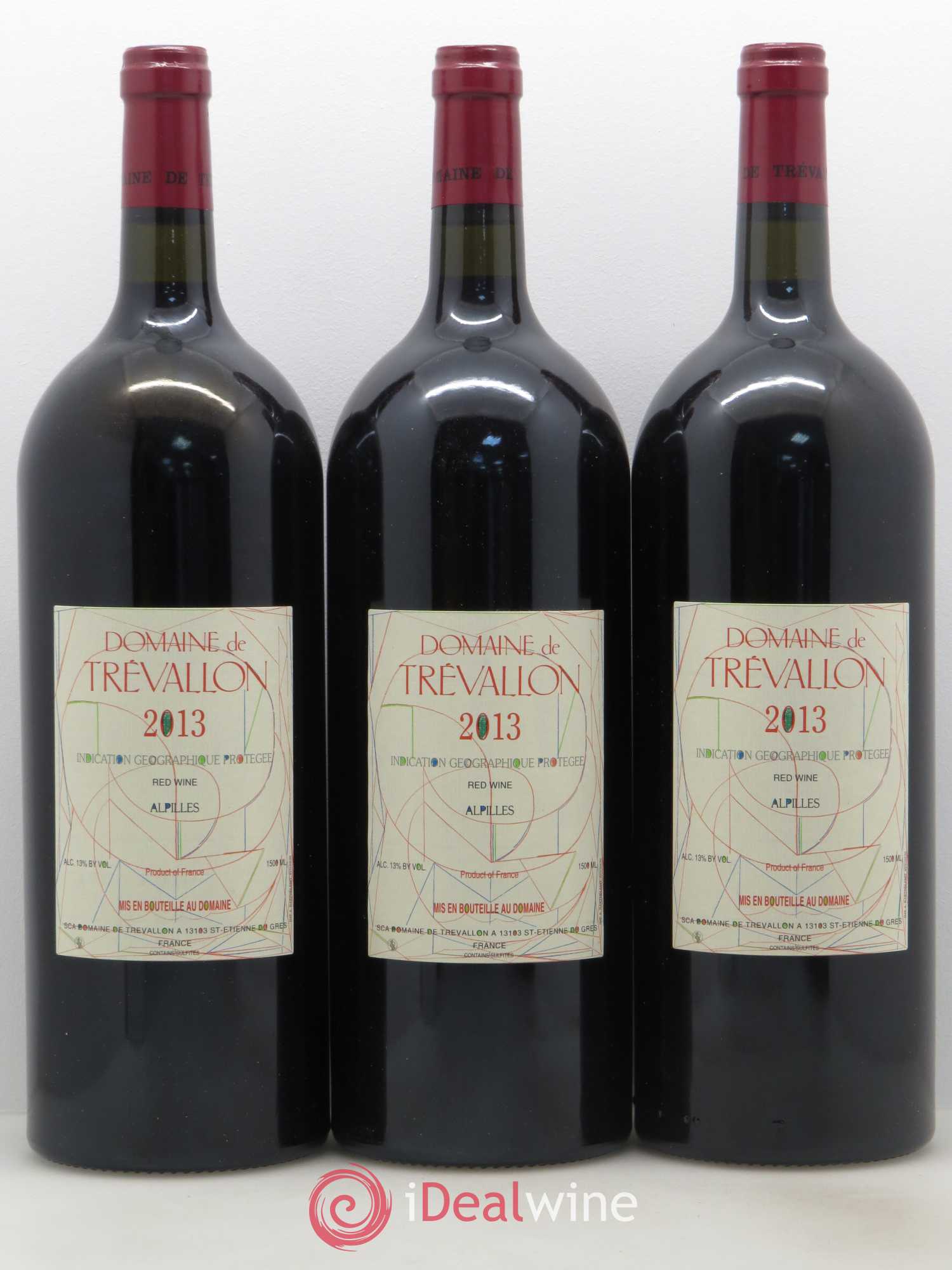 Coteaux d'Aix-en-Provence Trévallon (Domaine de) Eloi Dürrbach 2013 - Lot de 3 magnums - 0