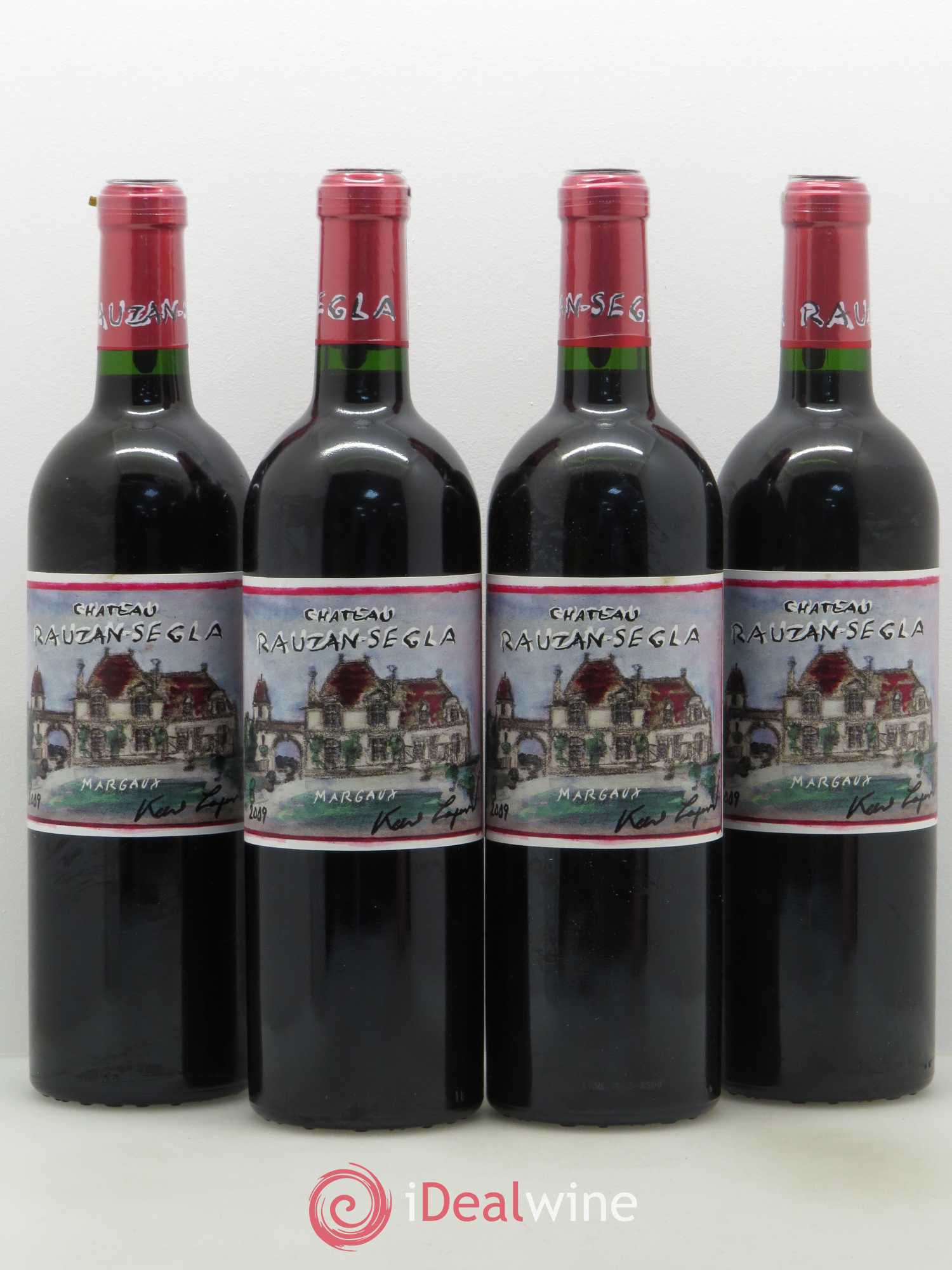 Château Rauzan Ségla Grand Cru Classé 2009 - Lot de 4 bouteilles - 0